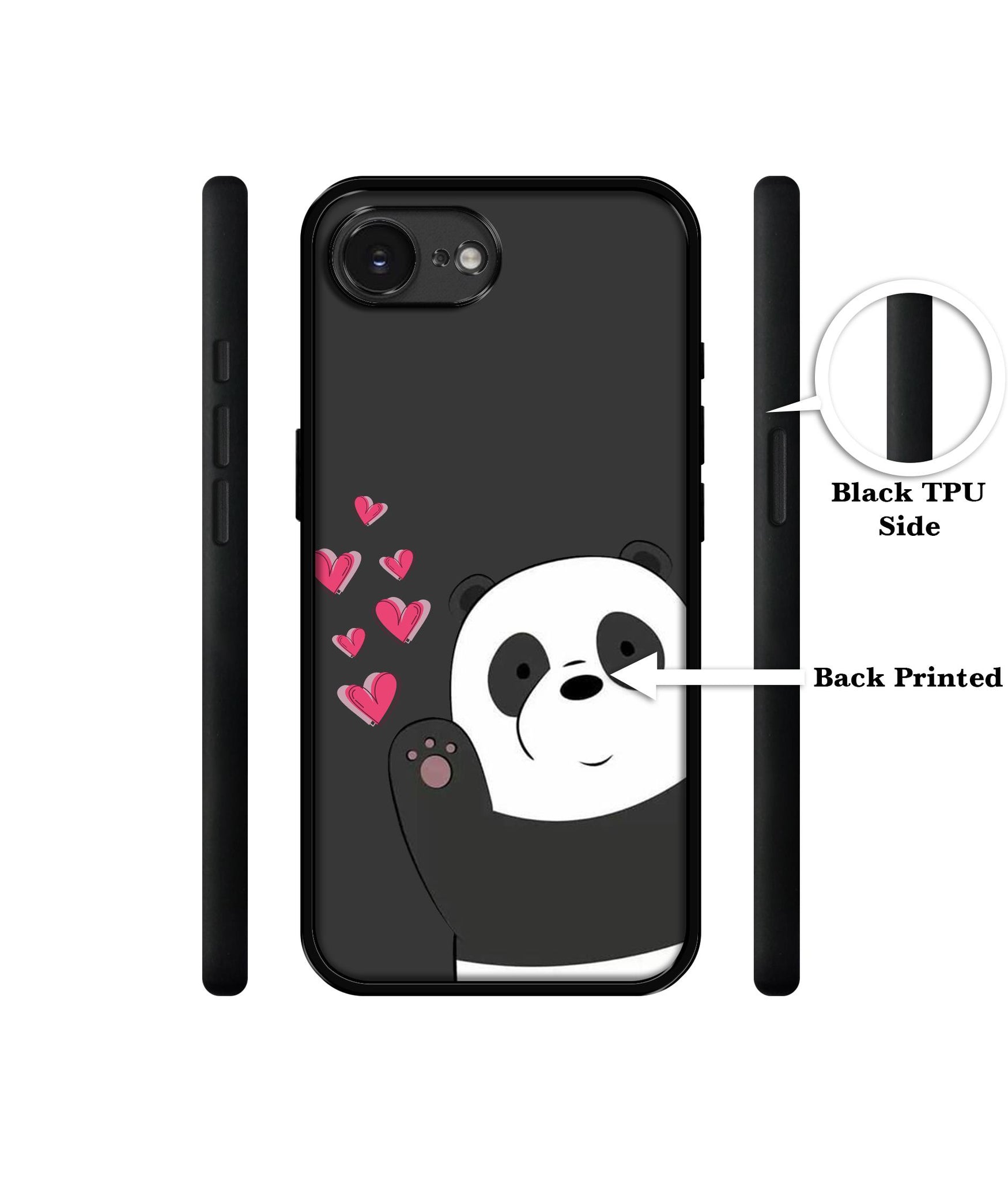 Love Panda Designer 2D Printed Back Case Cover for Apple iPhone 16e
