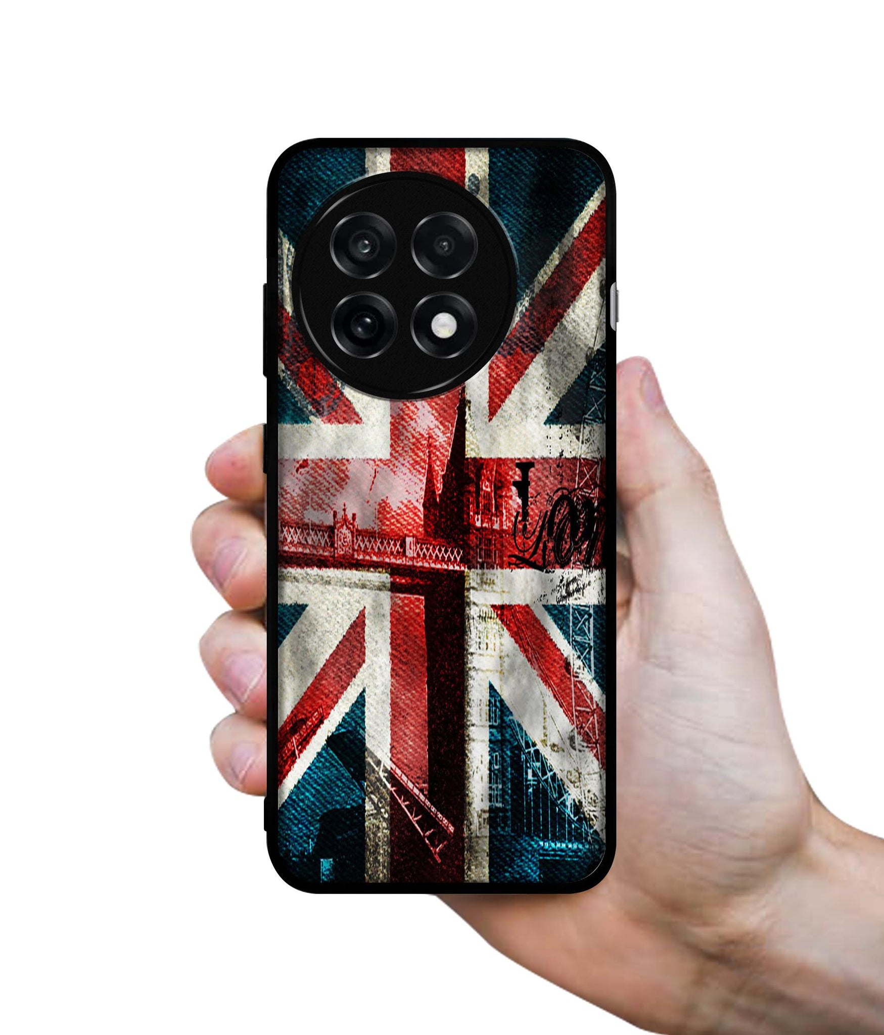 London Flag wallpaper Design Designer 2D Printed Back Case Cover for OnePlus 13R 5G