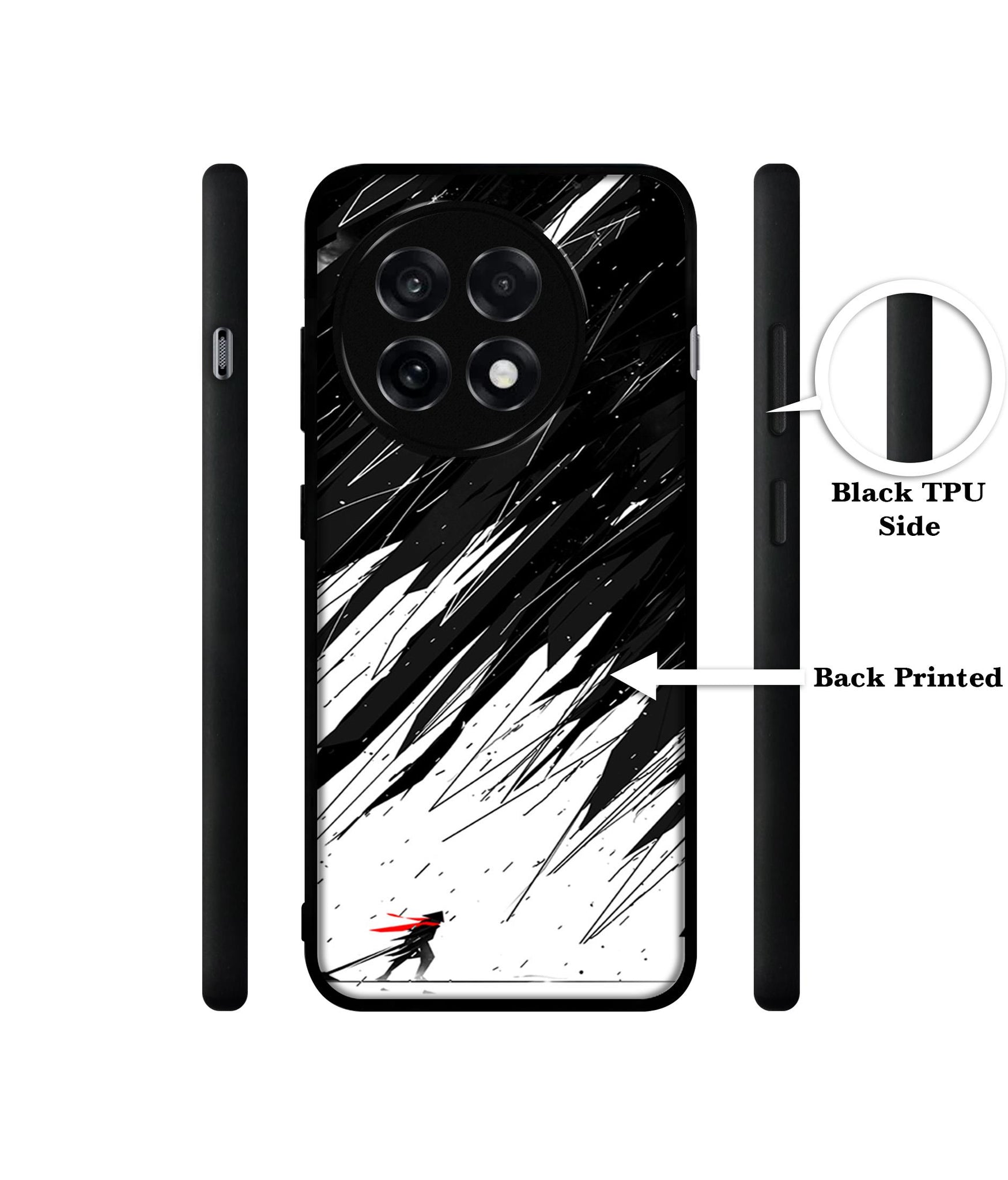 Geometric Strom Design Designer 2D Printed Back Case Cover for OnePlus 13R 5G
