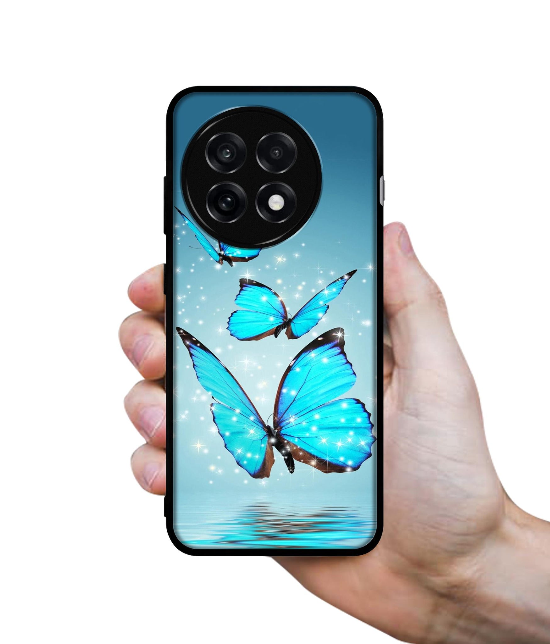 Flying Butterflies Design Designer 2D Printed Back Case Cover for OnePlus 13R 5G