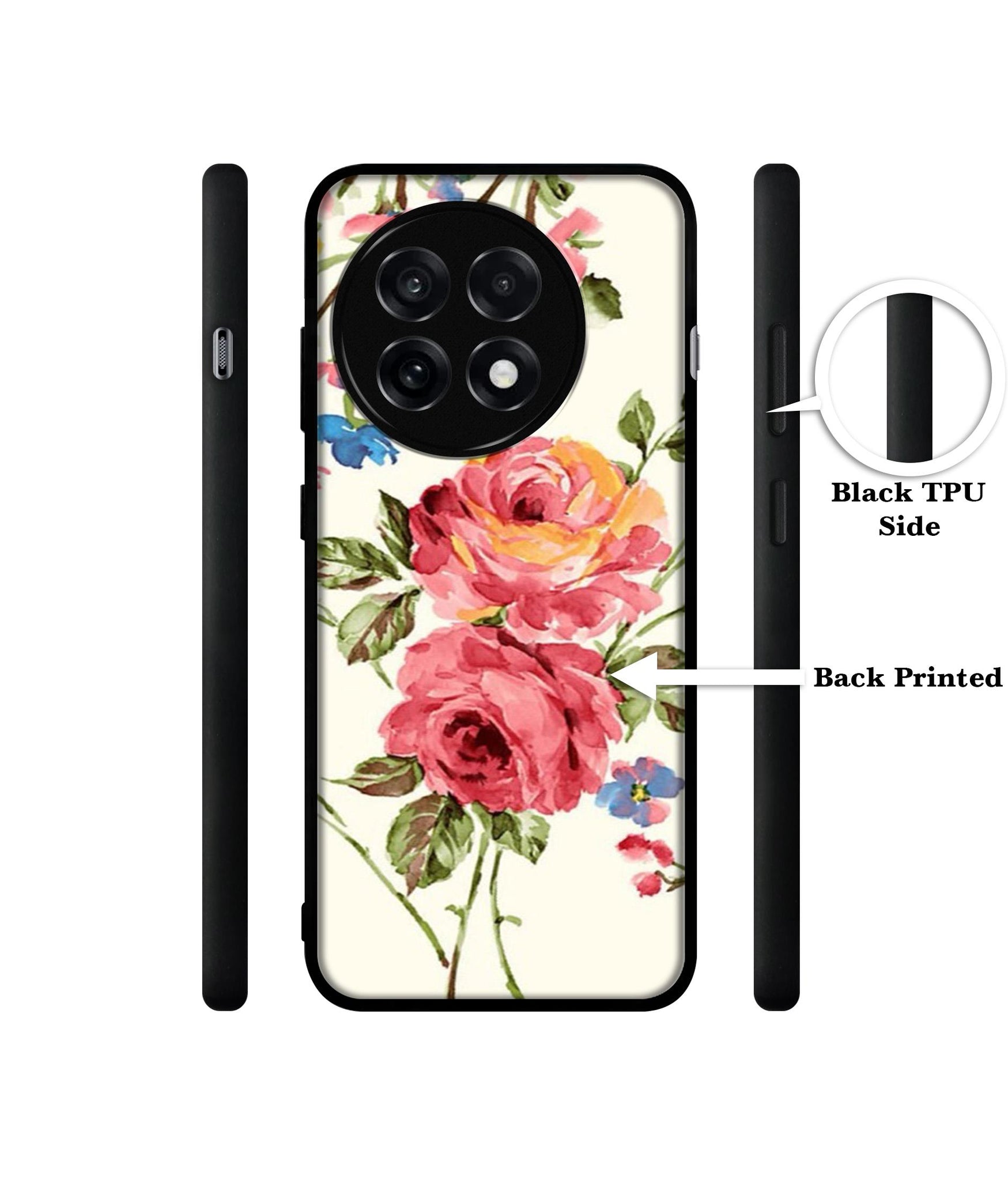 Vintage Painting Flower Design Designer 2D Printed Back Case Cover for OnePlus 13R 5G