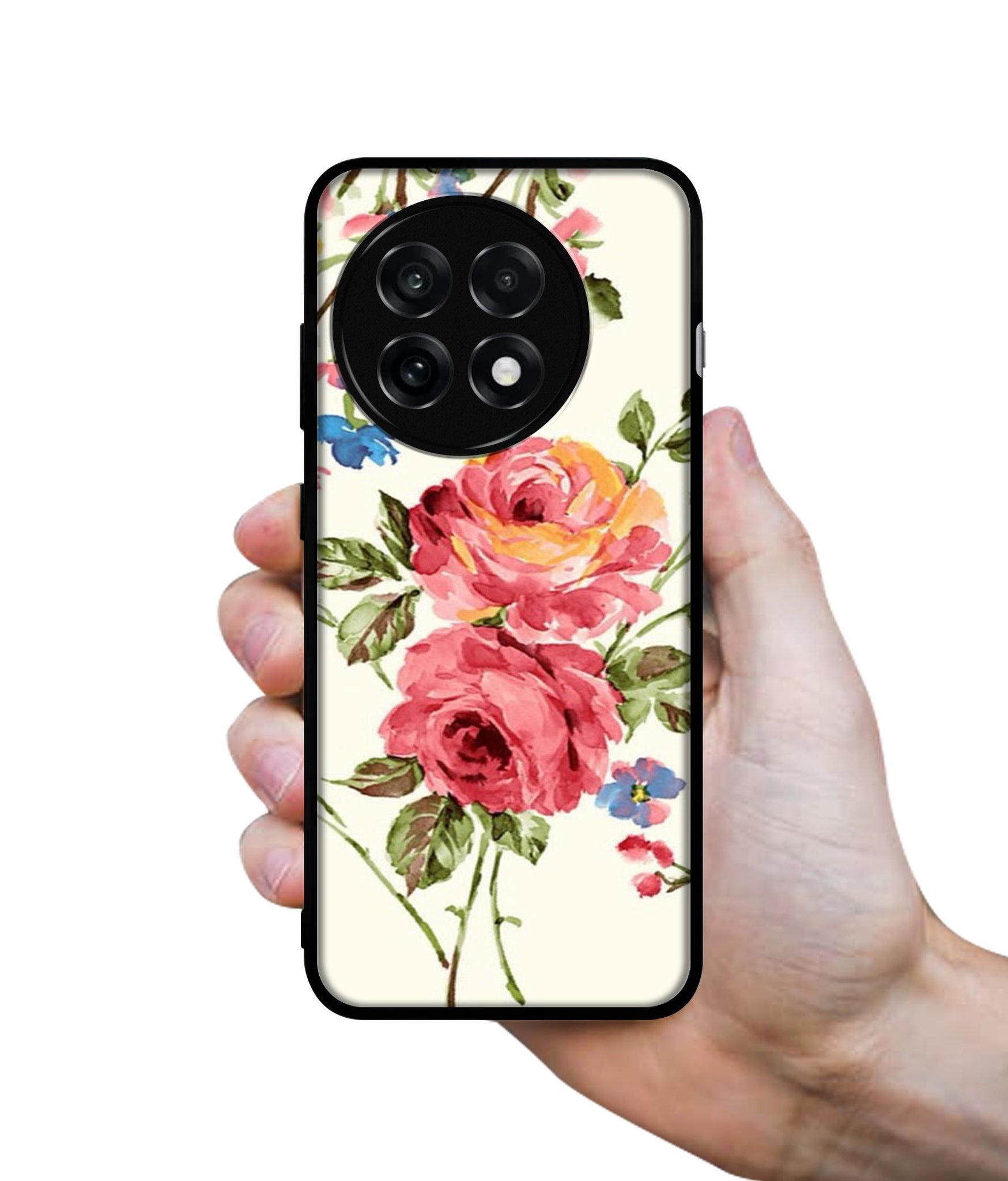 Vintage Painting Flower Design Designer 2D Printed Back Case Cover for OnePlus 13R 5G