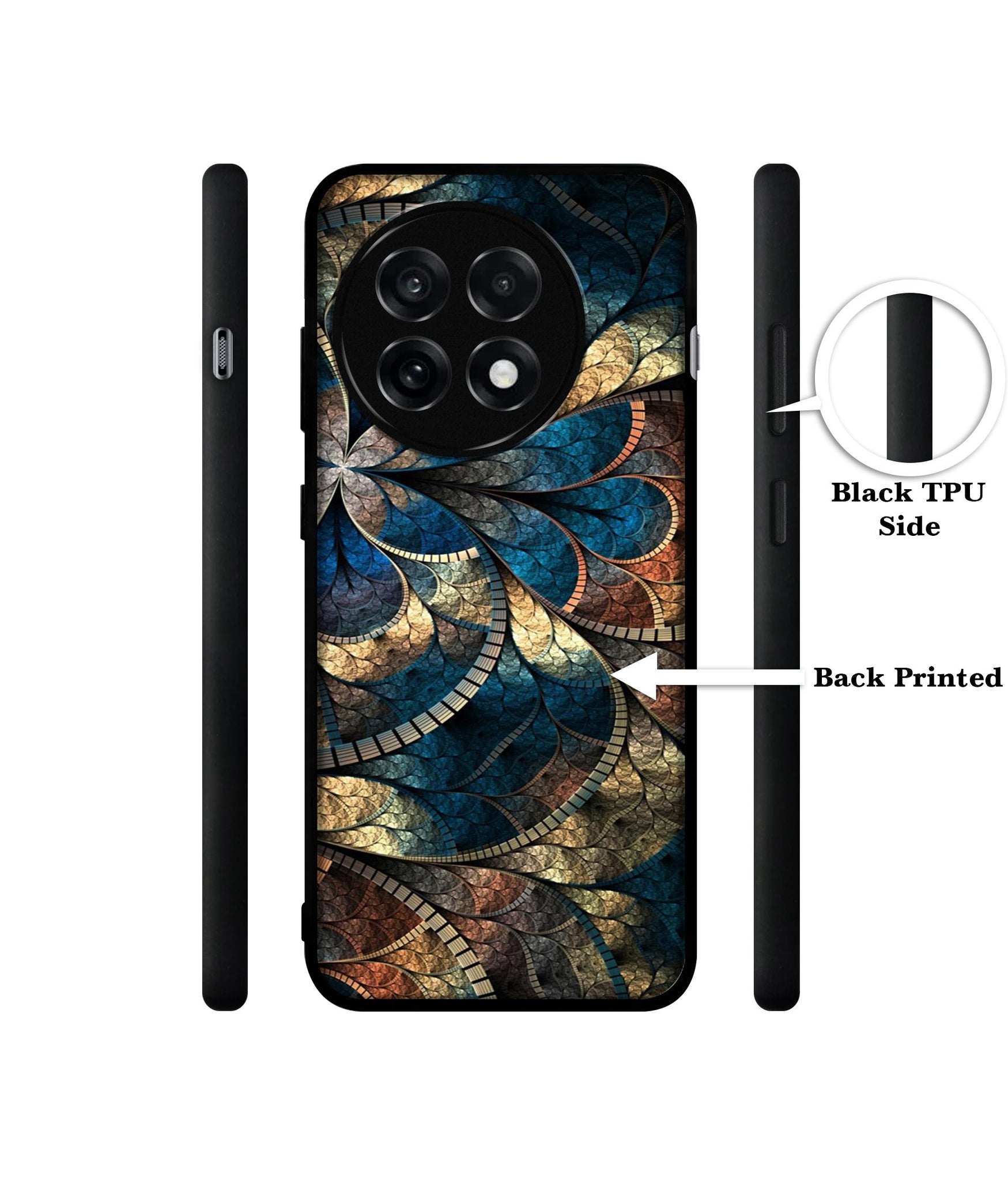 Fractional Pattern Design Designer 2D Printed Back Case Cover for OnePlus 13R 5G
