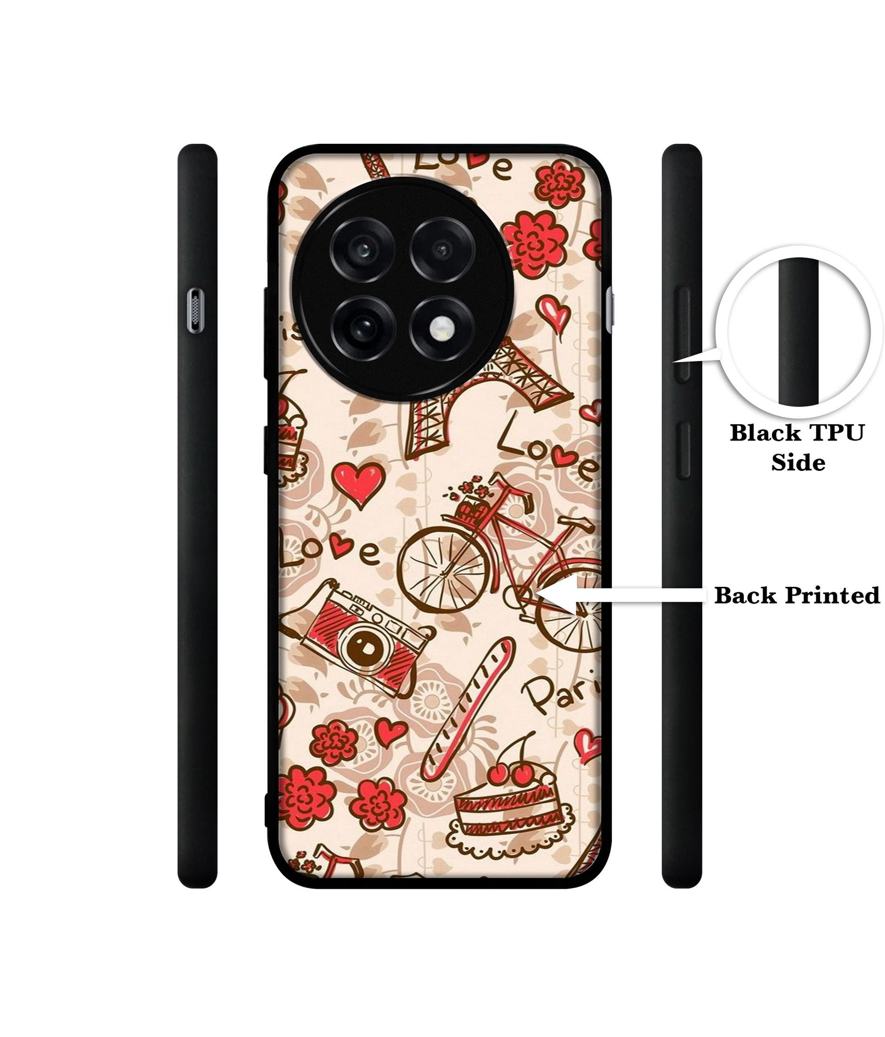 Vintage Paris Design Designer 2D Printed Back Case Cover for OnePlus 13R 5G