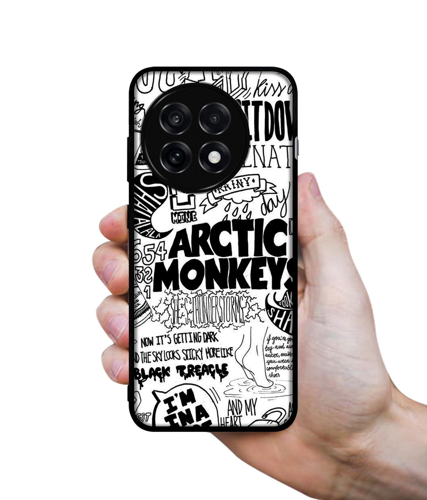 Arctic Monkeys Pattern Design Designer 2D Printed Back Case Cover for OnePlus 13R 5G