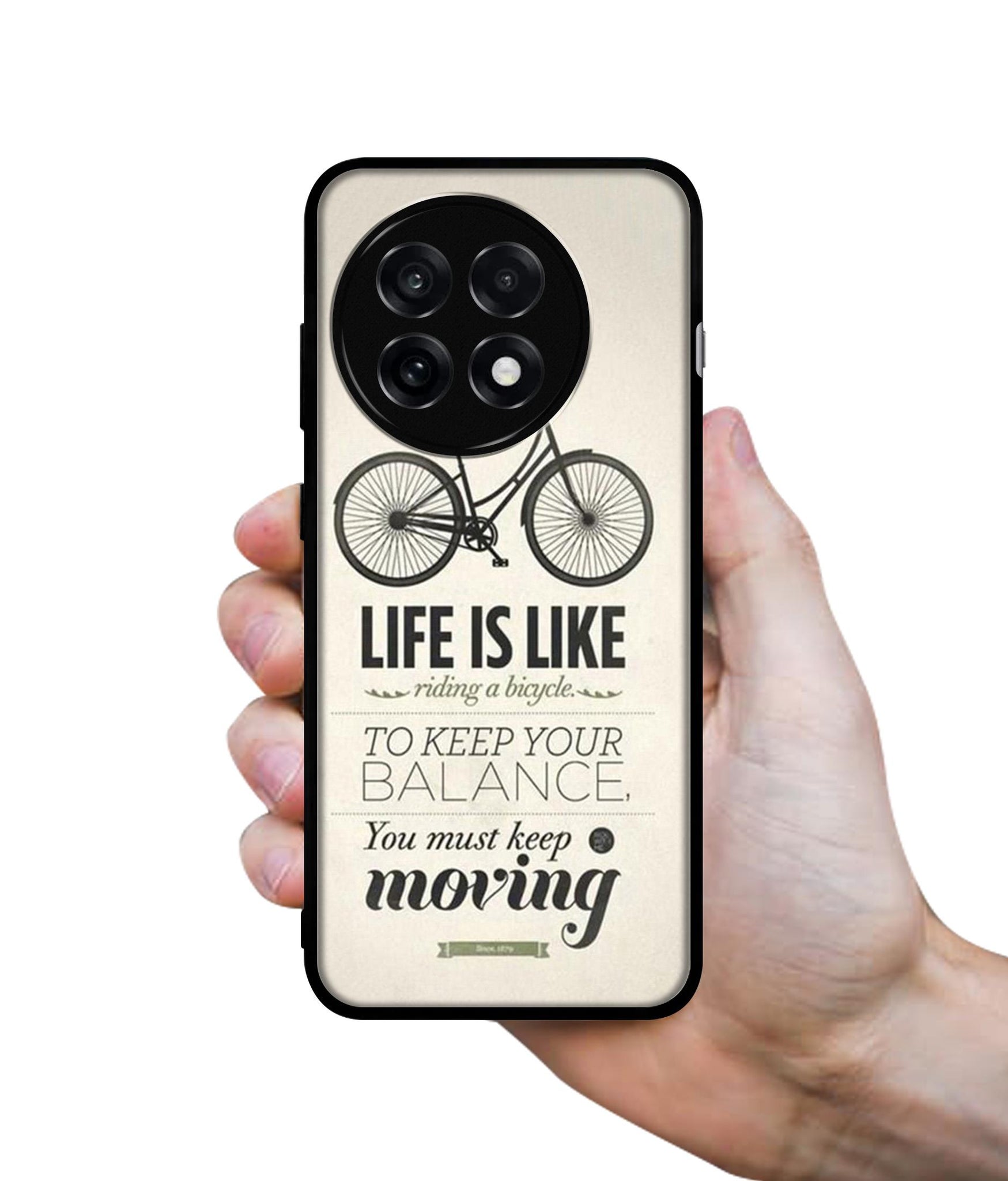 Life is Like Moving Design Designer 2D Printed Back Case Cover for OnePlus 13R 5G