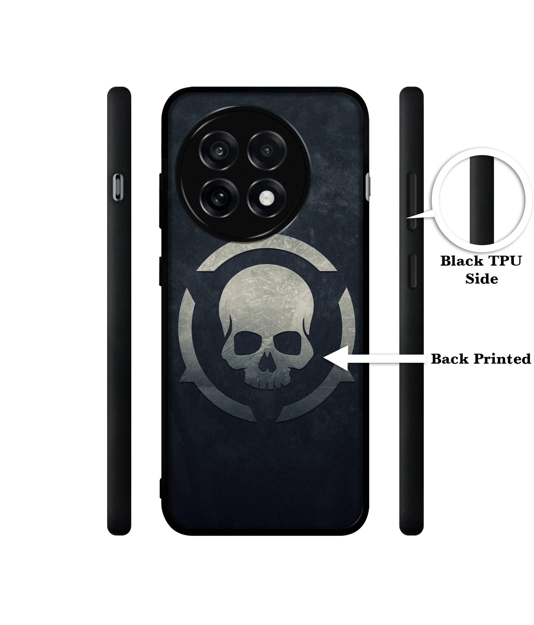 Skull Pattern Print Design Designer 2D Printed Back Case Cover for OnePlus 13R 5G
