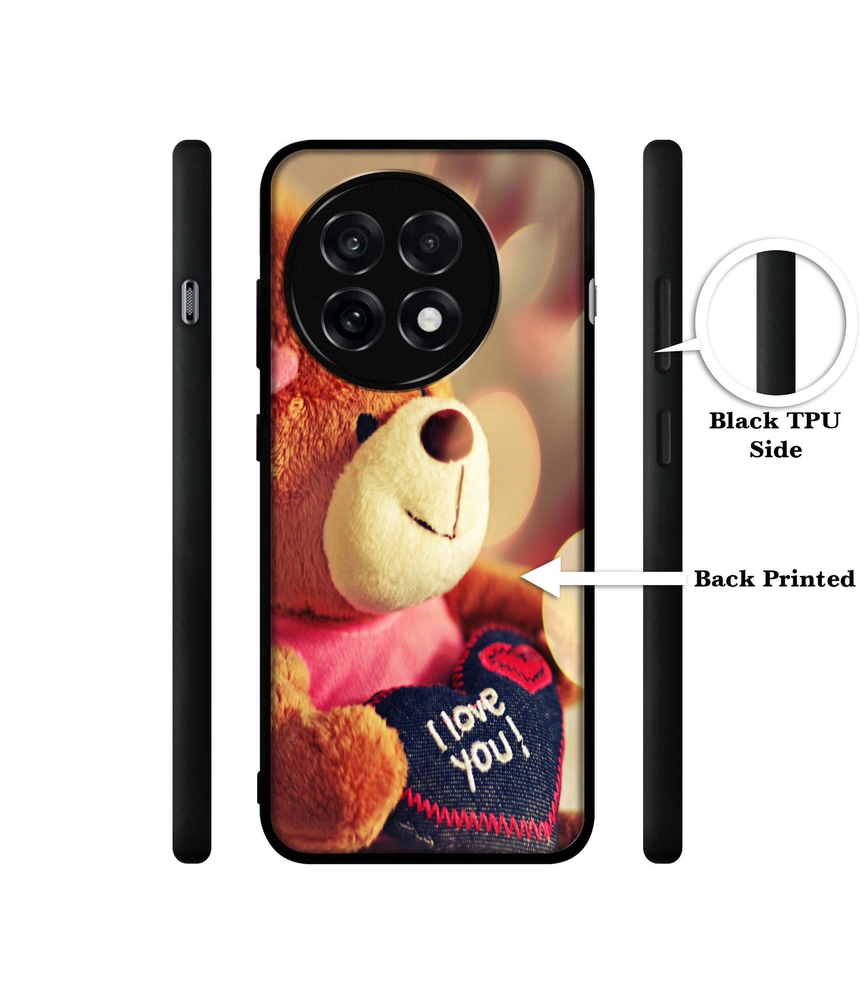 Teddy Bear Design Designer 2D Printed Back Case Cover for OnePlus 13R 5G