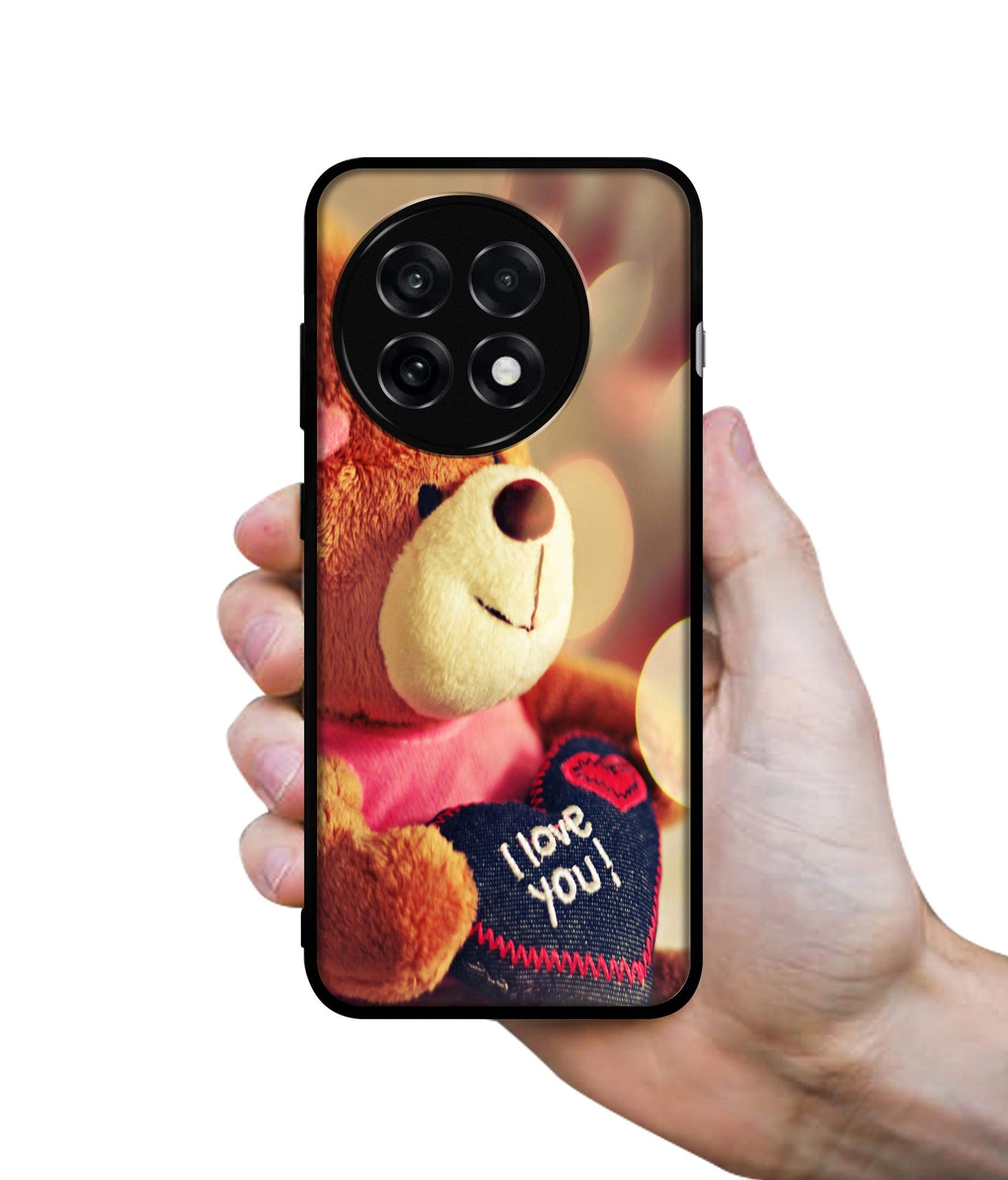 Teddy Bear Design Designer 2D Printed Back Case Cover for OnePlus 13R 5G