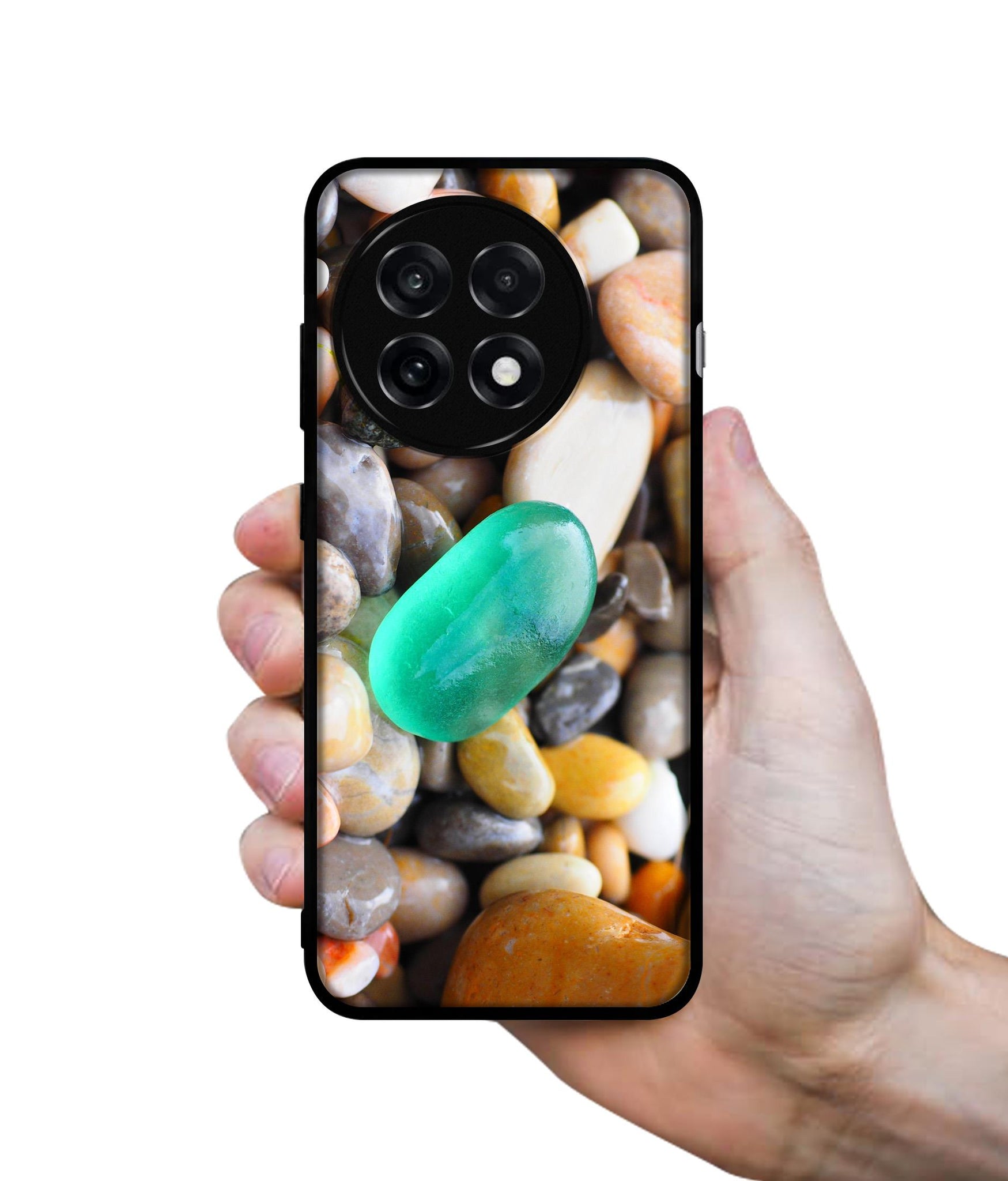 Sea Stones Design Designer 2D Printed Back Case Cover for OnePlus 13R 5G