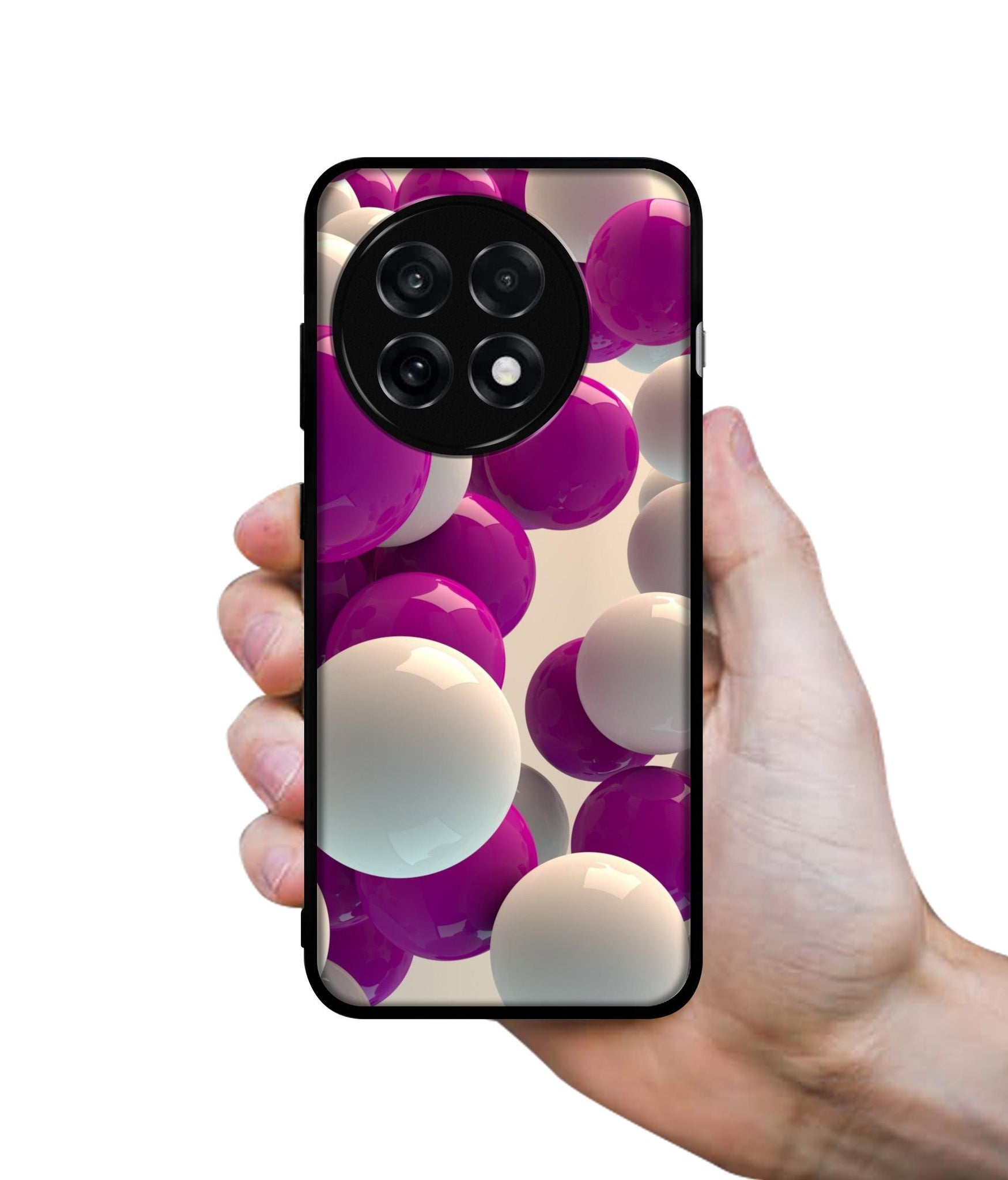 3D Balloons Design Designer 2D Printed Back Case Cover for OnePlus 13R 5G