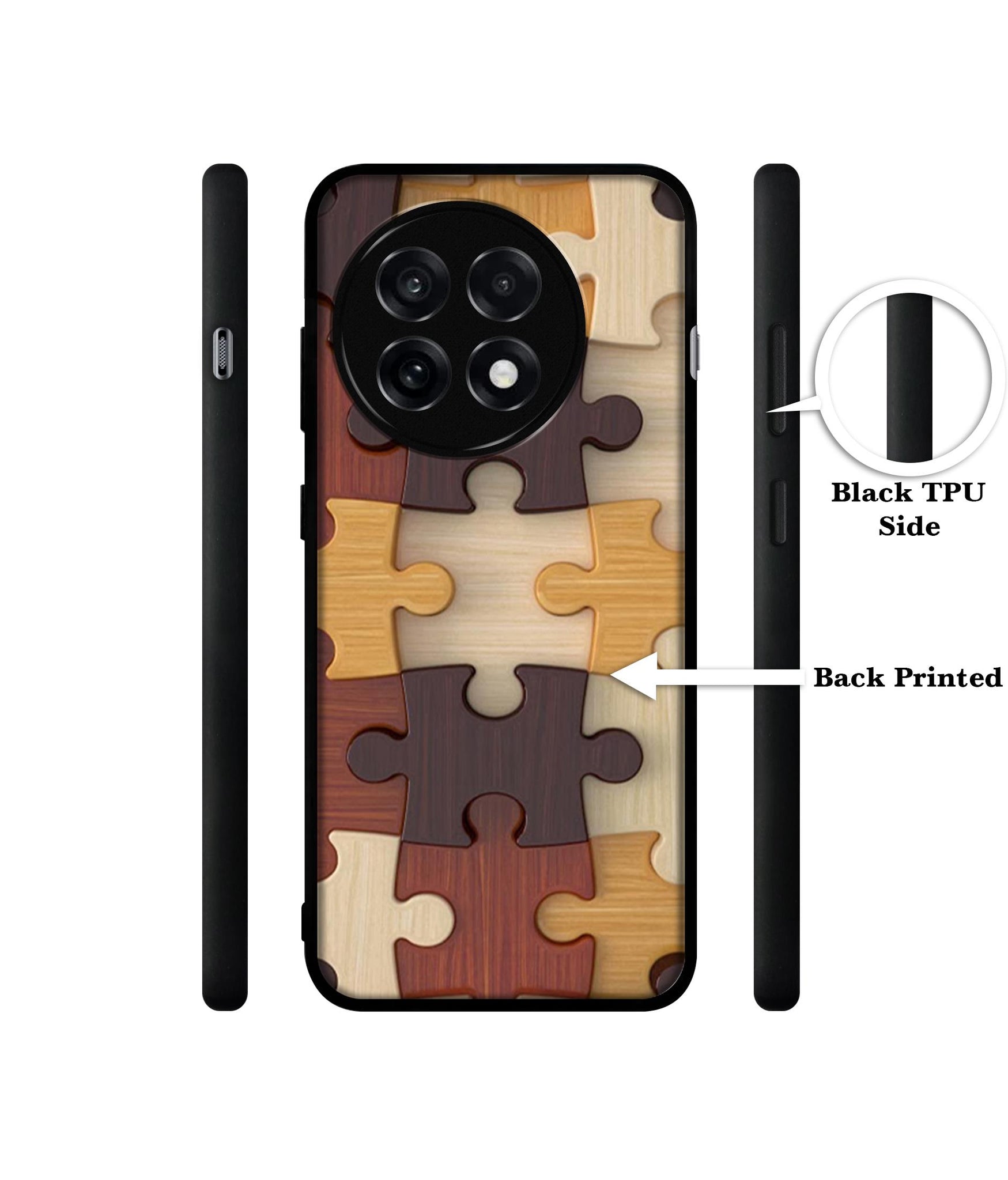 Puzzle Pattern Design Designer 2D Printed Back Case Cover for OnePlus 13R 5G