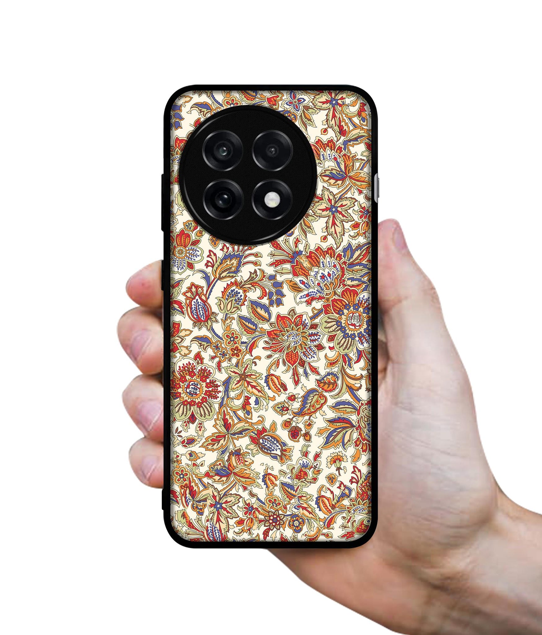 Floral Design Designer 2D Printed Back Case Cover for OnePlus 13R 5G
