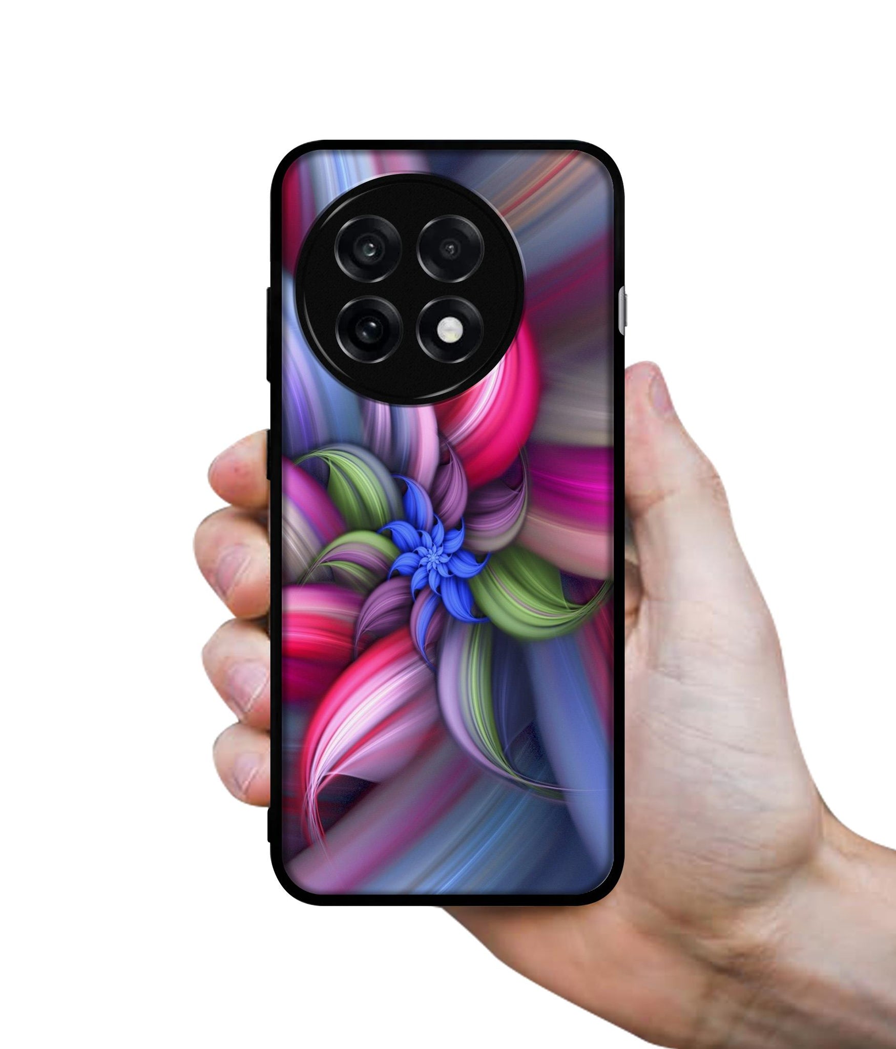 Colorful Flower Design Designer 2D Printed Back Case Cover for OnePlus 13R 5G