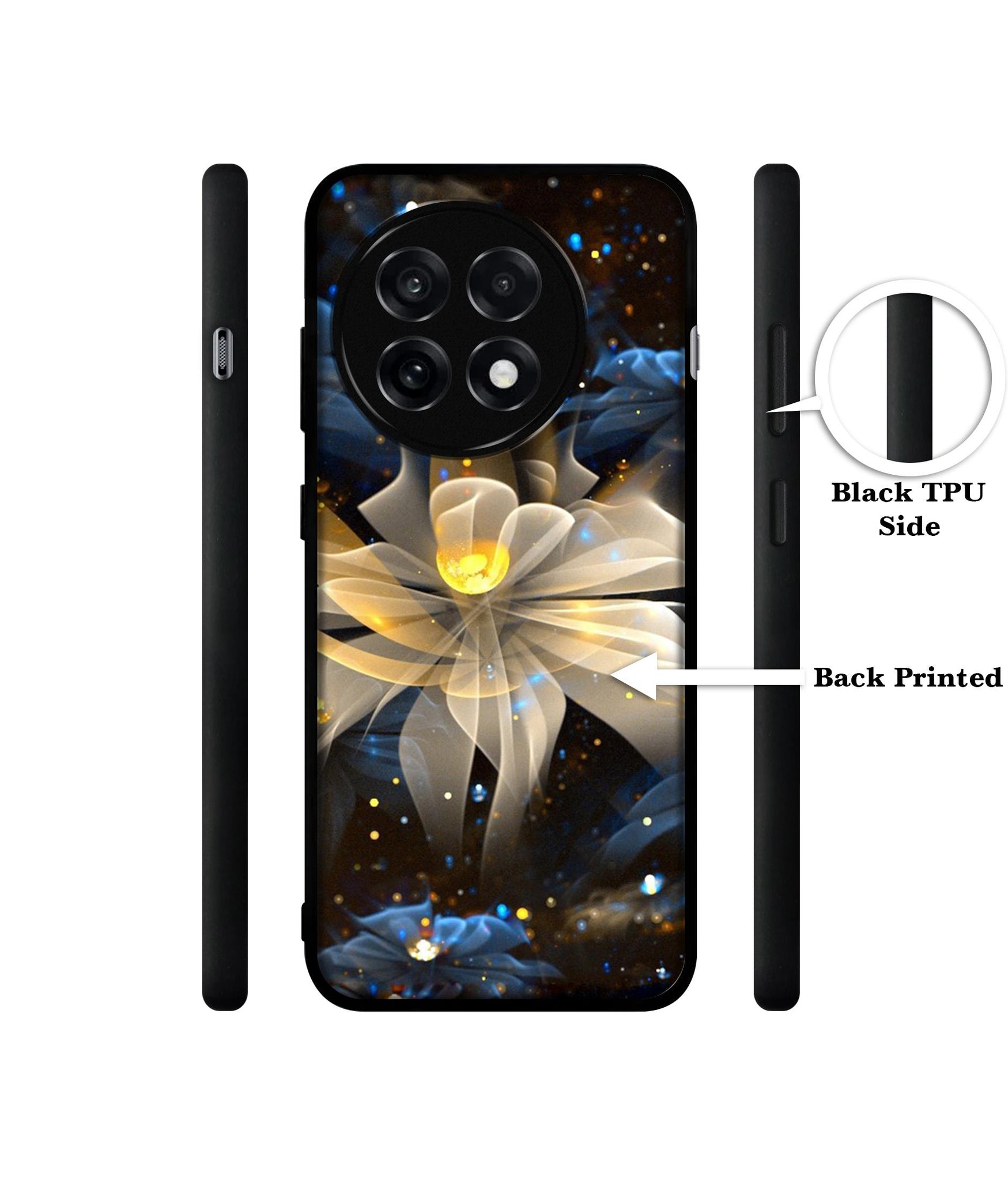 Art Flower Design Designer 2D Printed Back Case Cover for OnePlus 13R 5G
