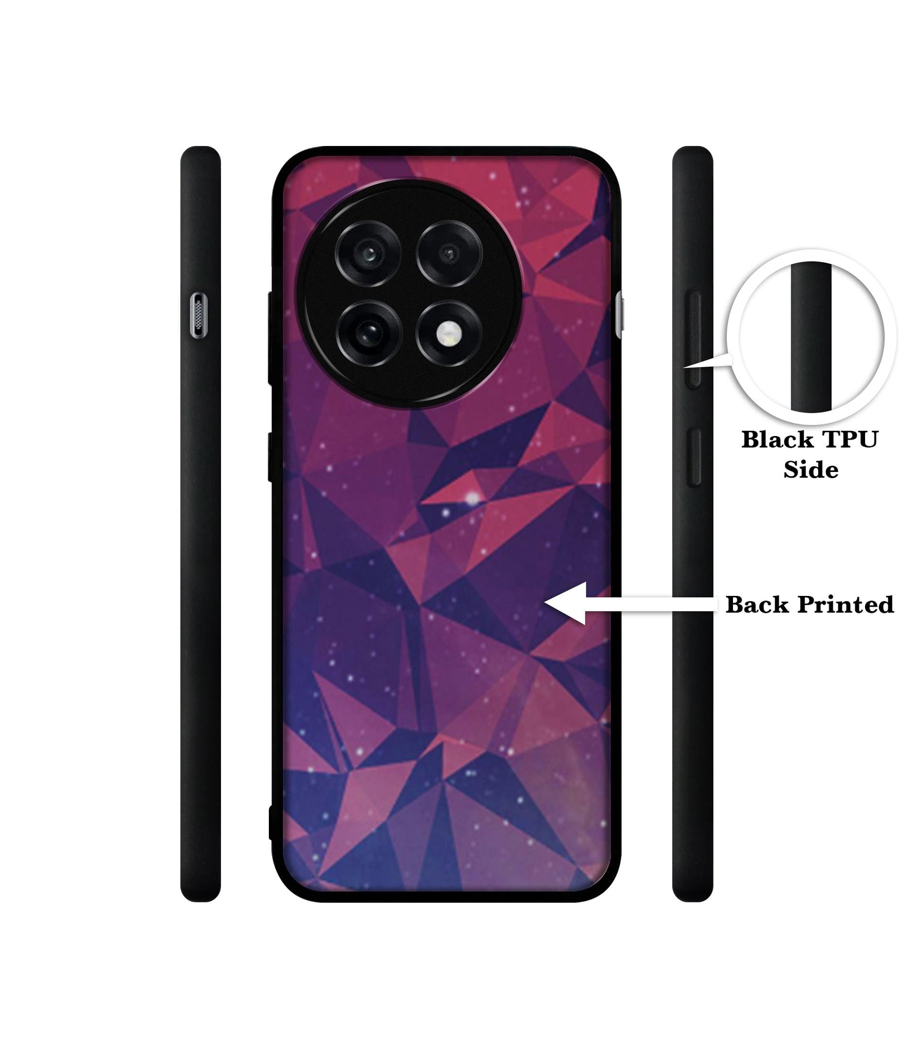 Bad Color Shape Design Designer 2D Printed Back Case Cover for OnePlus 13R 5G