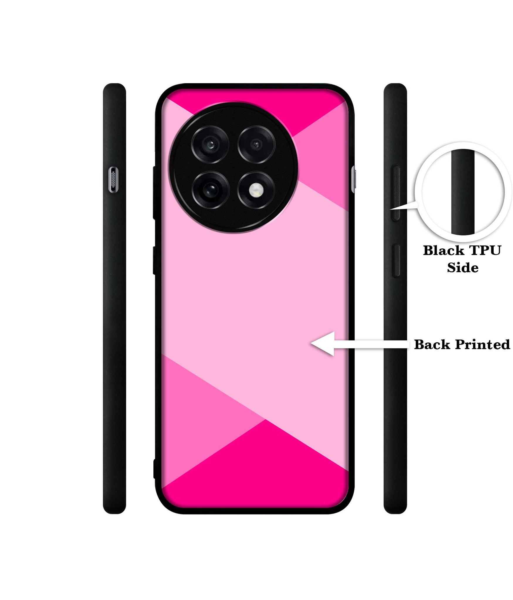 Pink Cross Vector Design Designer 2D Printed Back Case Cover for OnePlus 13R 5G