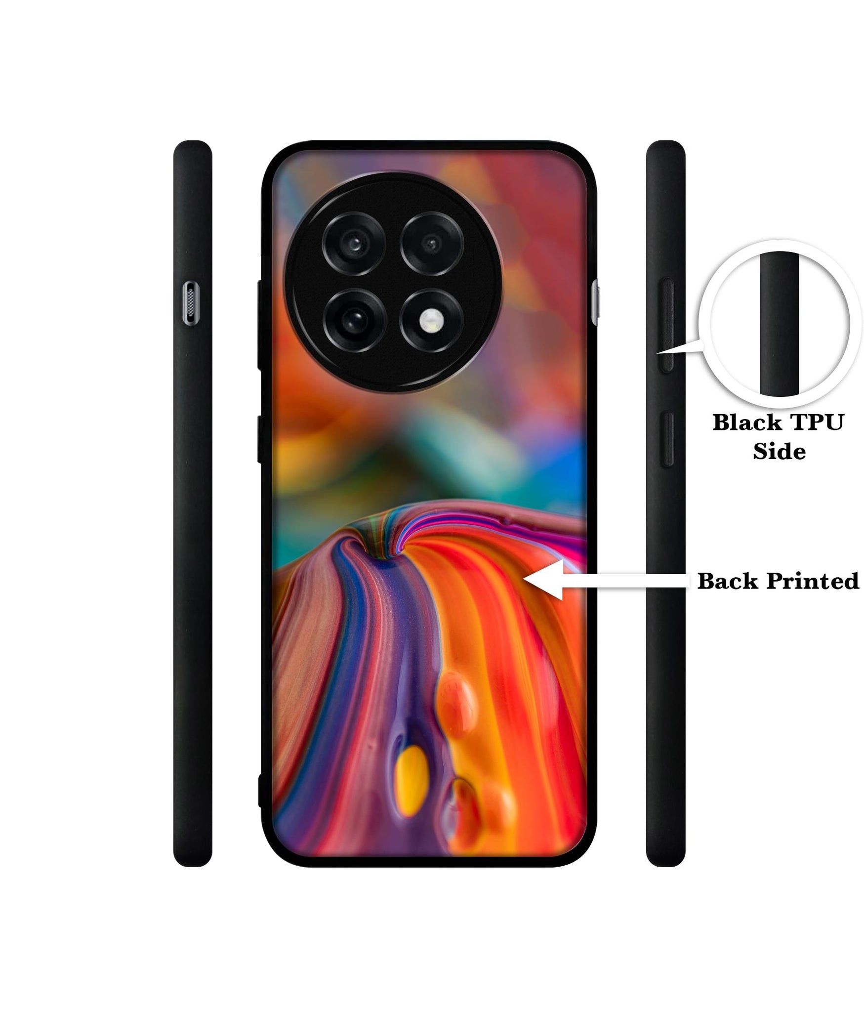 Rainbow Colors Designer 2D Printed Back Case Cover for OnePlus 13R 5G