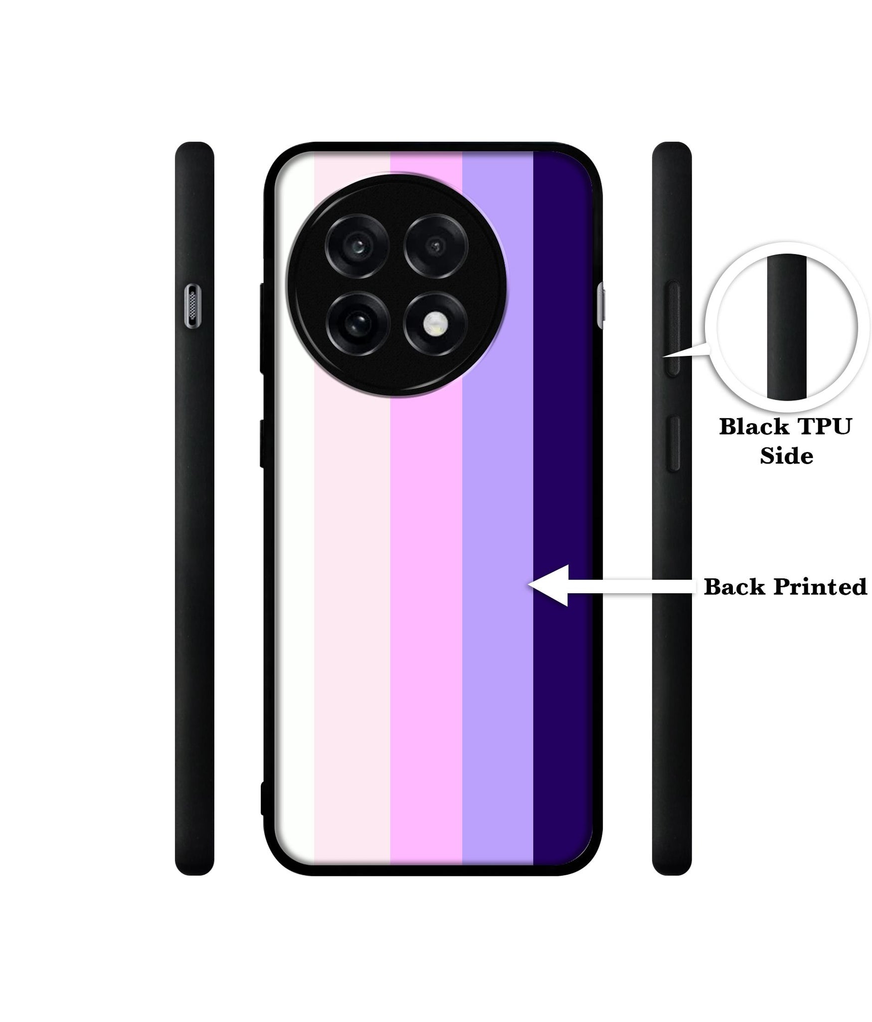 Pink and Purple Lines Design Designer 2D Printed Back Case Cover for OnePlus 13R 5G