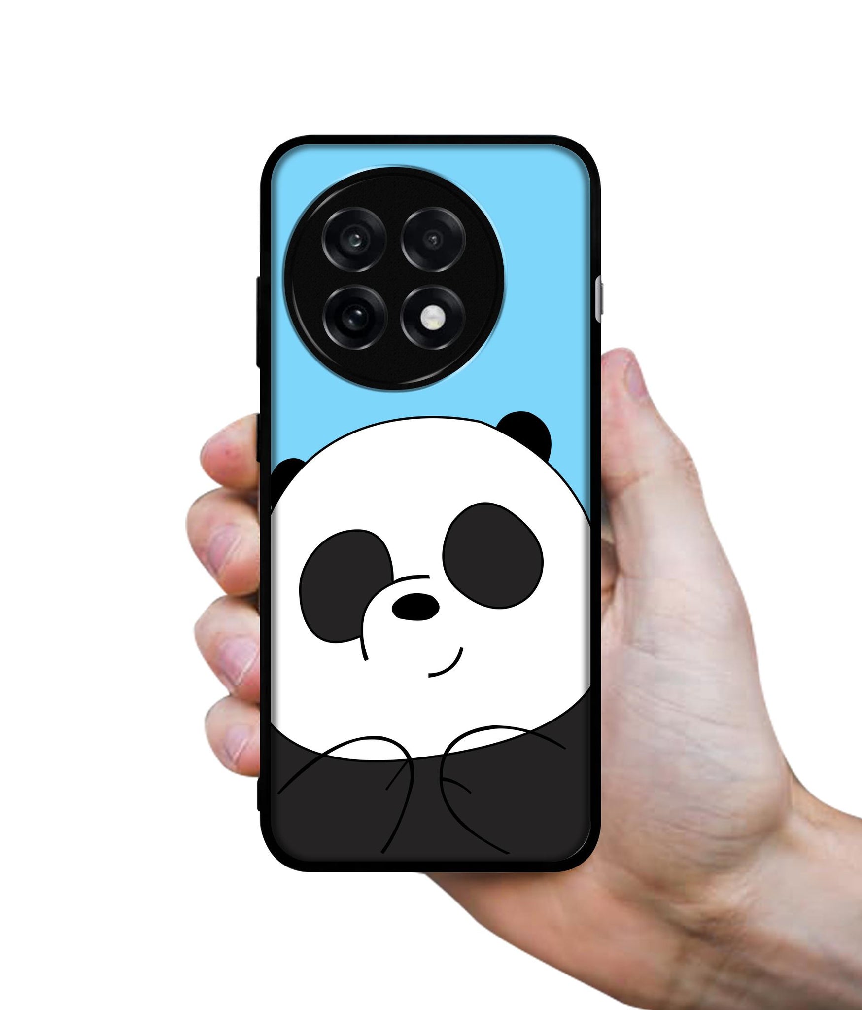 Cute Panda Design Designer 2D Printed Back Case Cover for OnePlus 13R 5G