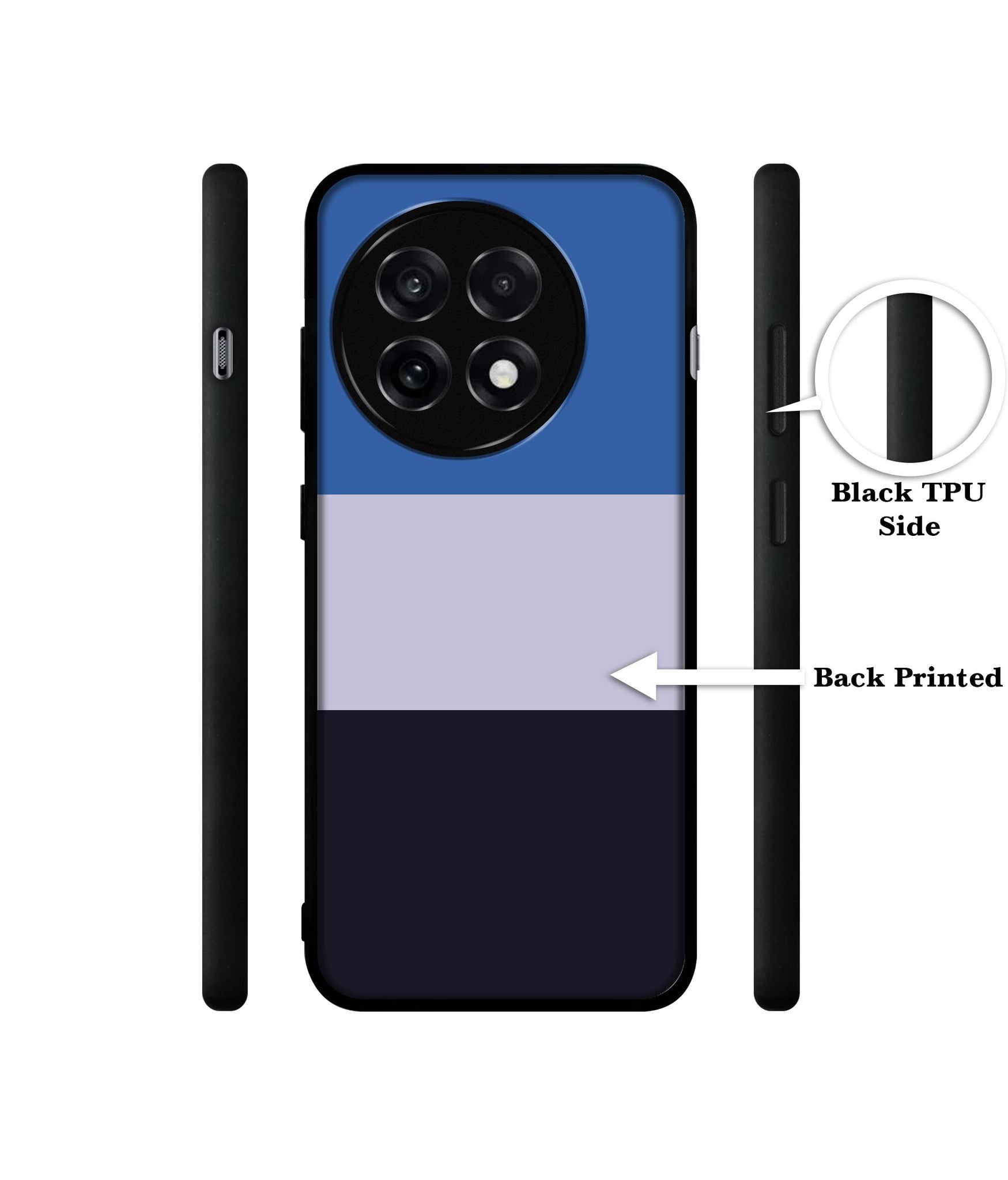 Three Color Stripes Design Designer 2D Printed Back Case Cover for OnePlus 13R 5G