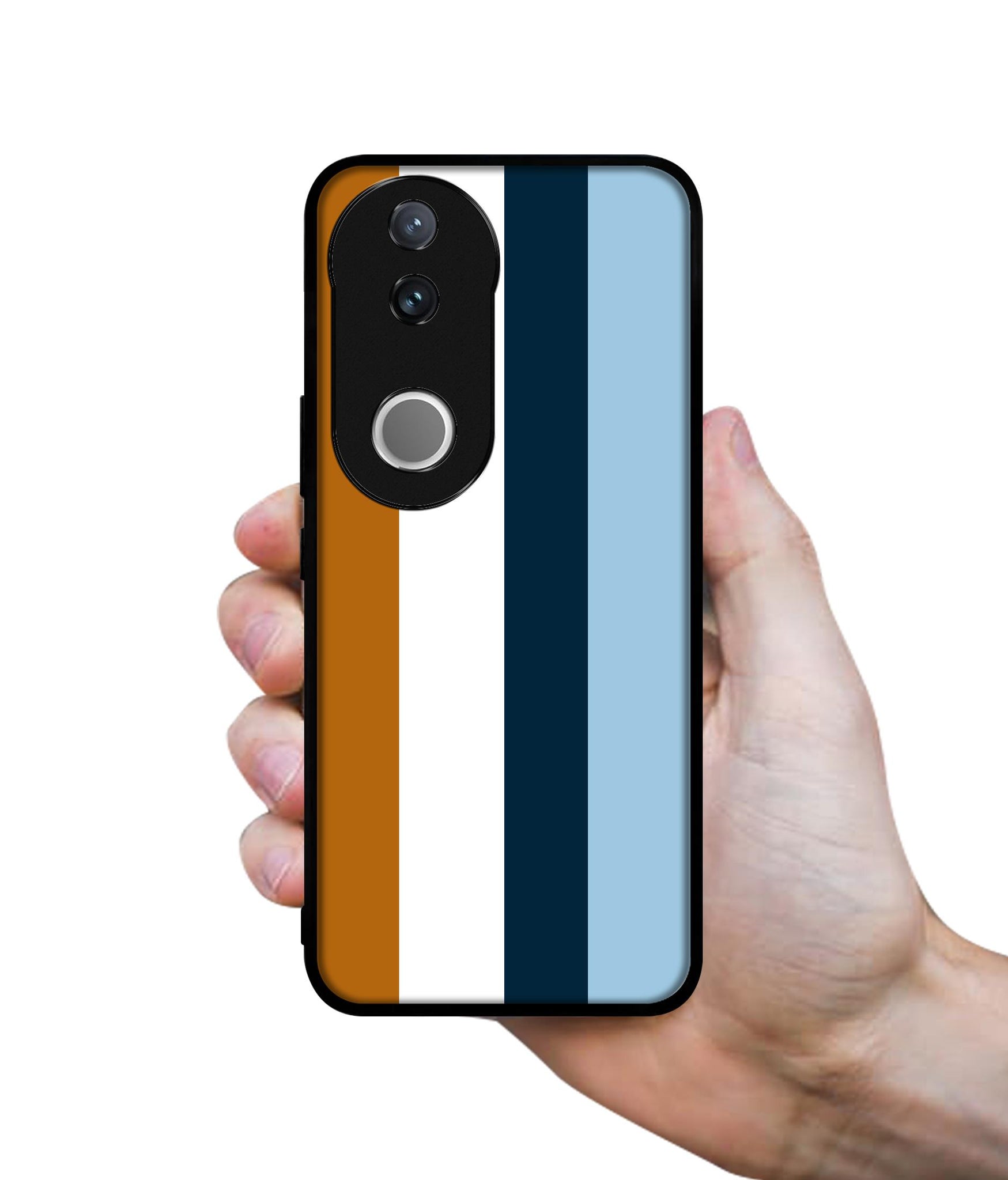 Color Stripes Designer 2D Printed Back Case Cover for Vivo V50 5G / V50e 5G