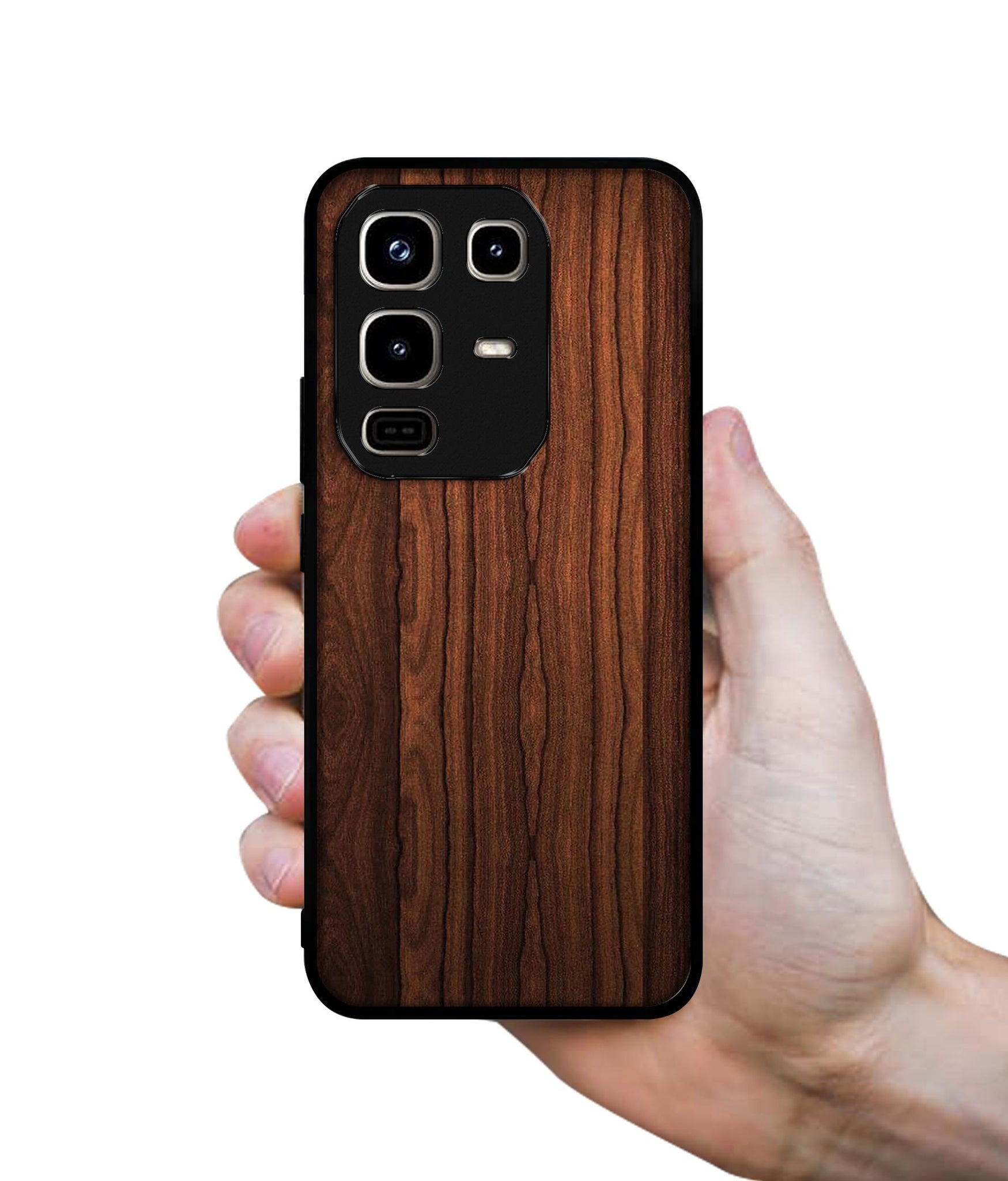 Brown Wooden Texture Designer 2D Printed Back Case Cover for Infinix Note 50 Pro 4G / Note 50 Pro Plus 5G