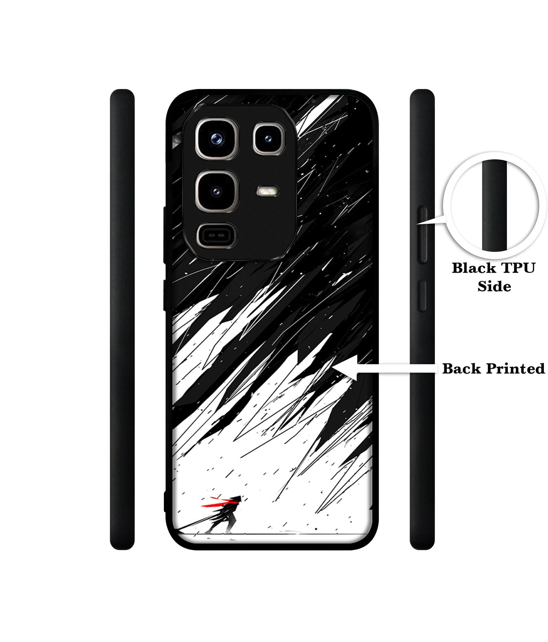 Geometric Strom Designer 2D Printed Back Case Cover for Infinix Note 50 Pro 4G / Note 50 Pro Plus 5G