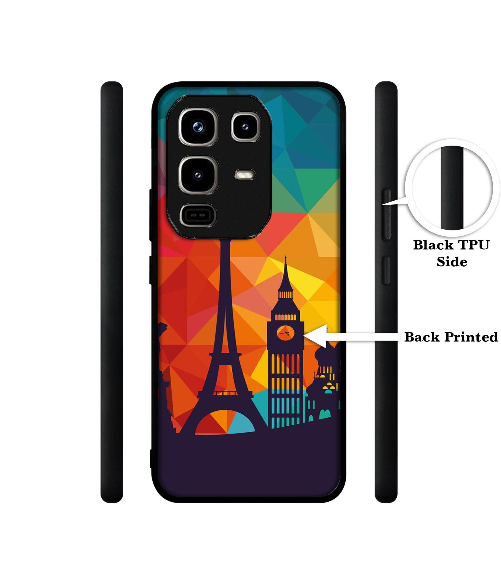 Colored Paris Designer 2D Printed Back Case Cover for Infinix Note 50 Pro 4G / Note 50 Pro Plus 5G