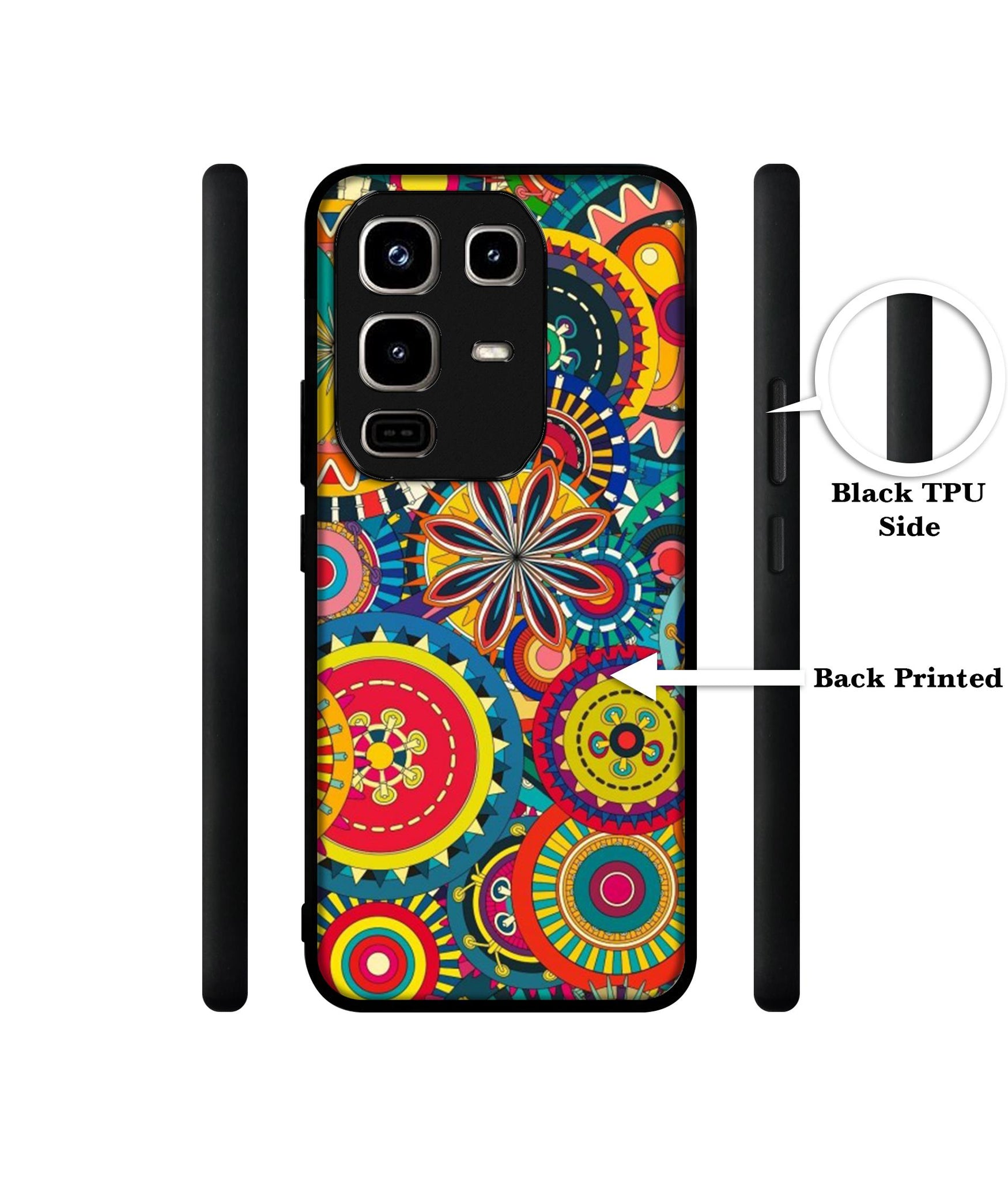 Ring Pattern Print Designer 2D Printed Back Case Cover for Infinix Note 50 Pro 4G / Note 50 Pro Plus 5G