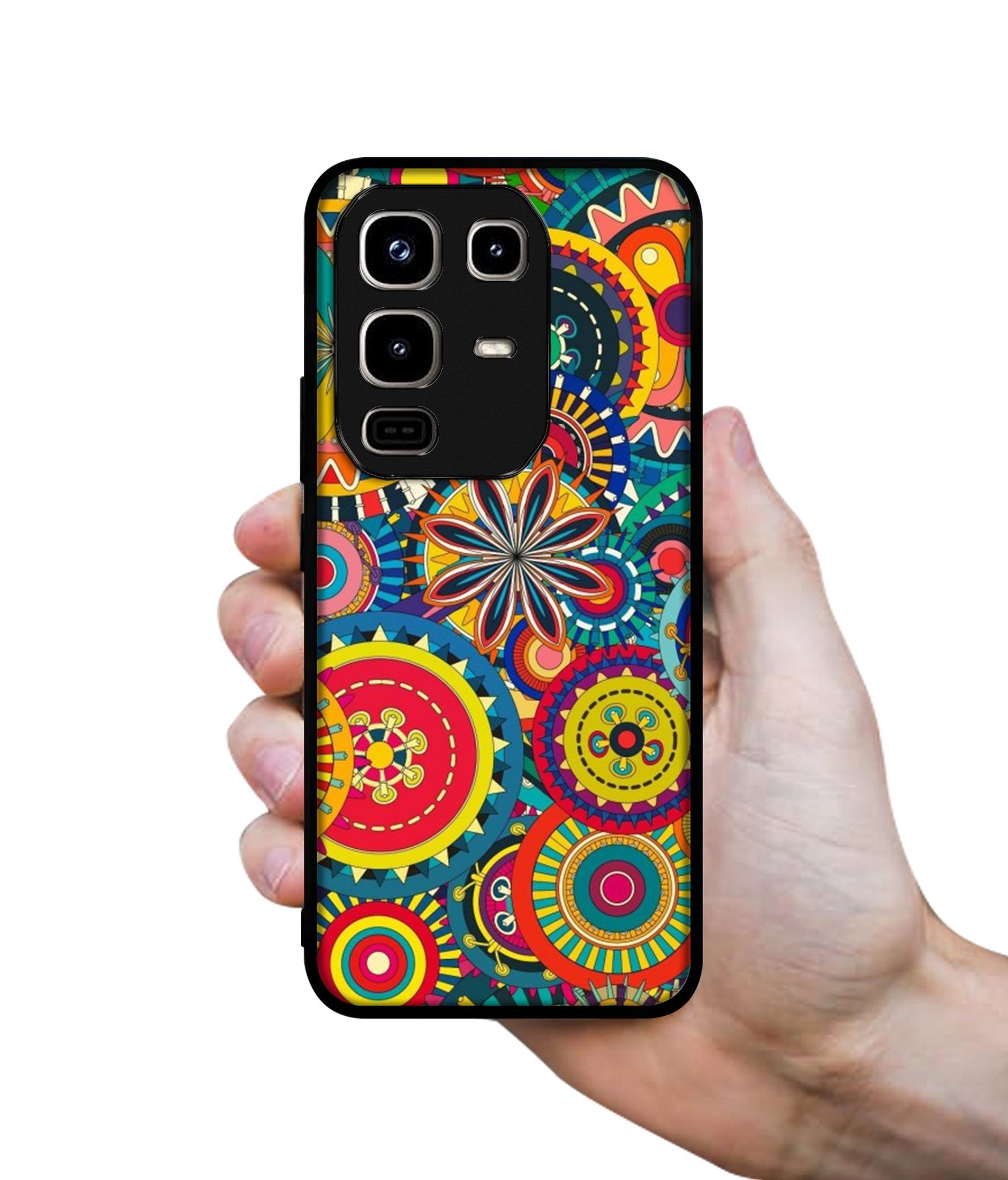 Ring Pattern Print Designer 2D Printed Back Case Cover for Infinix Note 50 Pro 4G / Note 50 Pro Plus 5G