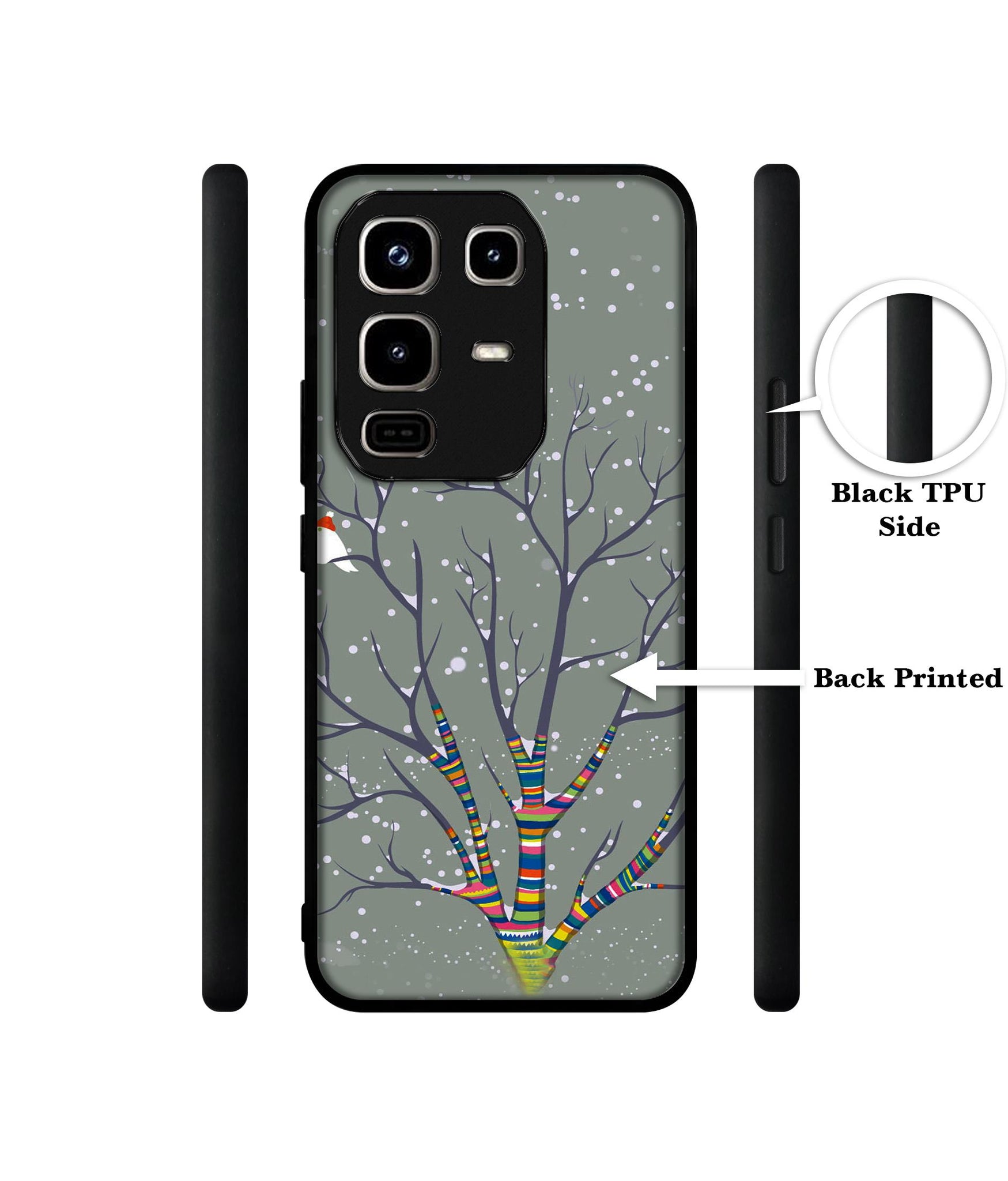 Winter Pattern Print Designer 2D Printed Back Case Cover for Infinix Note 50 Pro 4G / Note 50 Pro Plus 5G