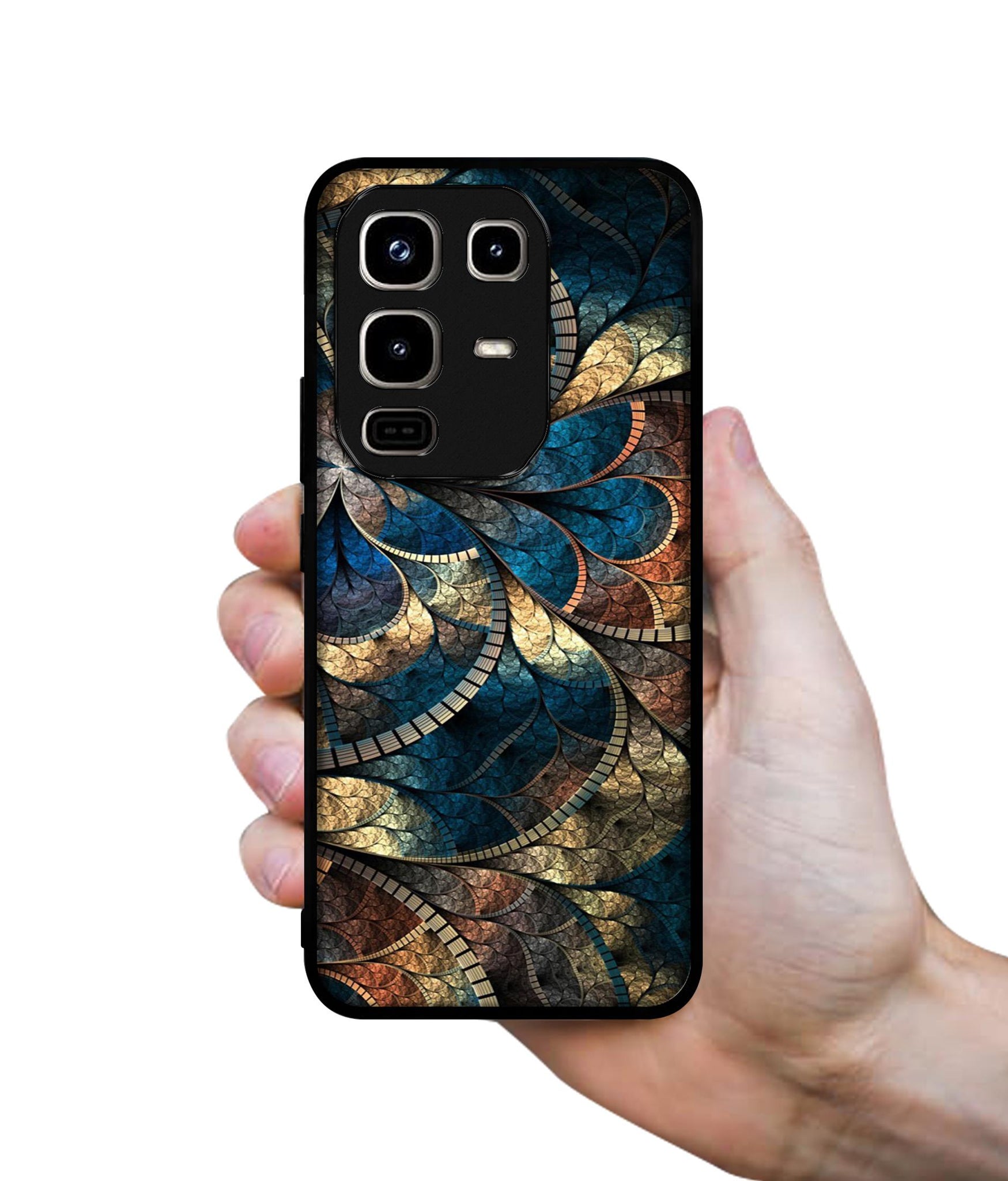 Fractional Pattern Designer 2D Printed Back Case Cover for Infinix Note 50 Pro 4G / Note 50 Pro Plus 5G