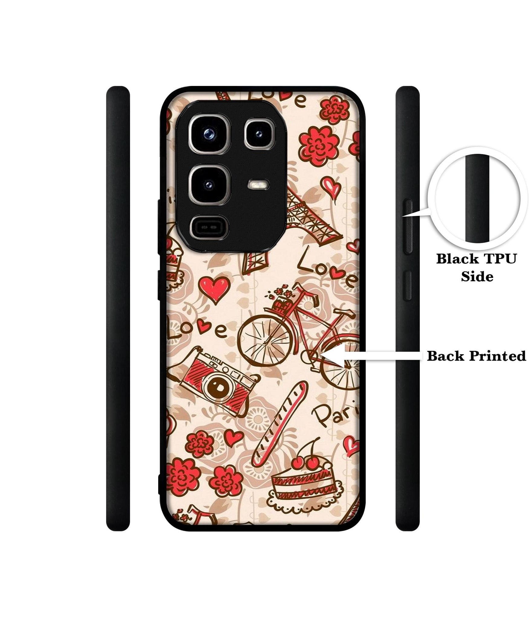 Vintage Paris Designer 2D Printed Back Case Cover for Infinix Note 50 Pro 4G / Note 50 Pro Plus 5G