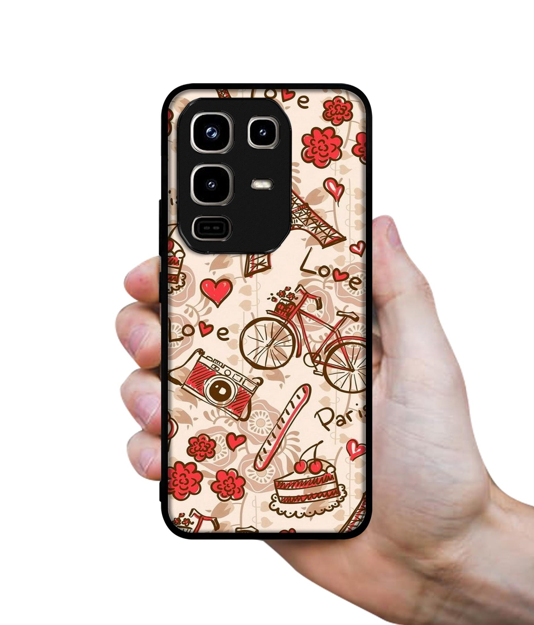 Vintage Paris Designer 2D Printed Back Case Cover for Infinix Note 50 Pro 4G / Note 50 Pro Plus 5G