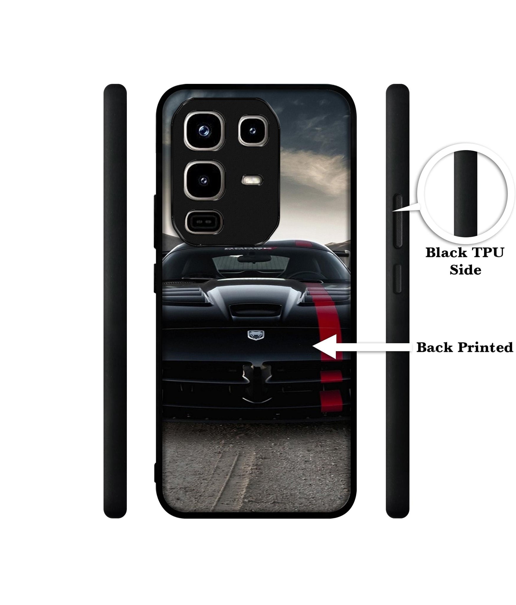 Sports Car Pattern Designer 2D Printed Back Case Cover for Infinix Note 50 Pro 4G / Note 50 Pro Plus 5G