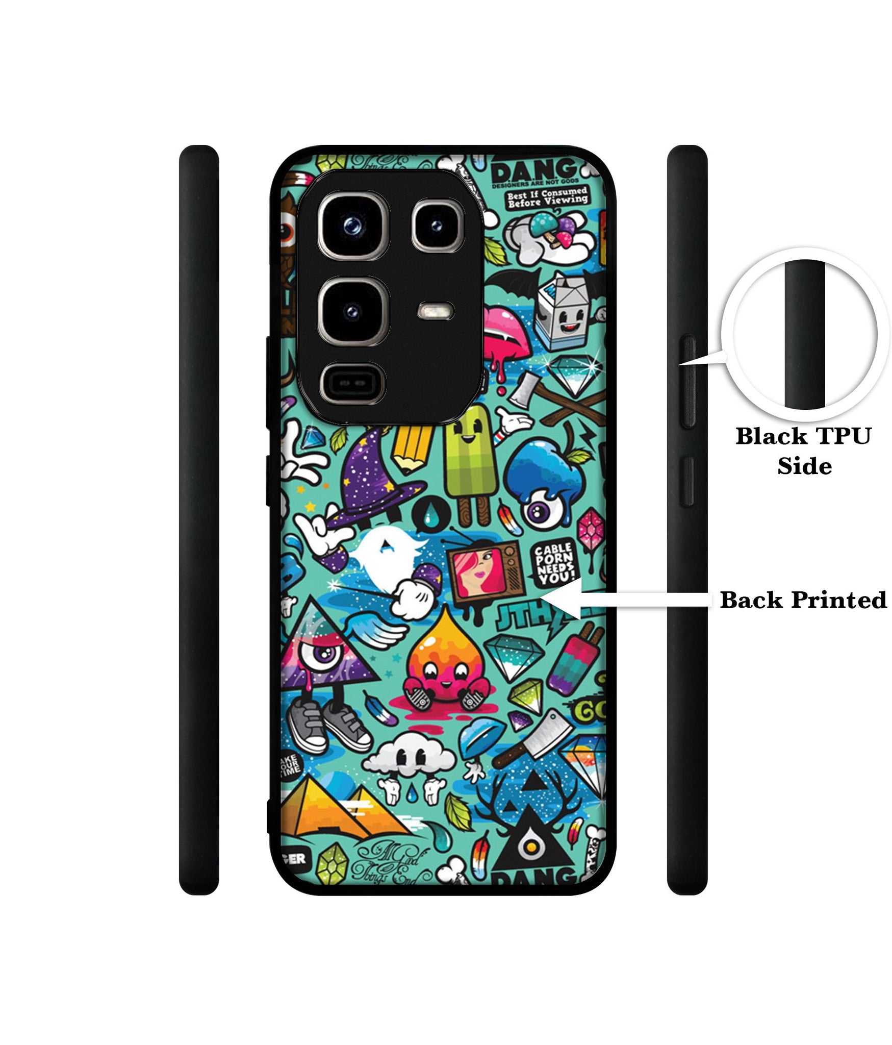 Crazy Designer 2D Printed Back Case Cover for Infinix Note 50 Pro 4G / Note 50 Pro Plus 5G