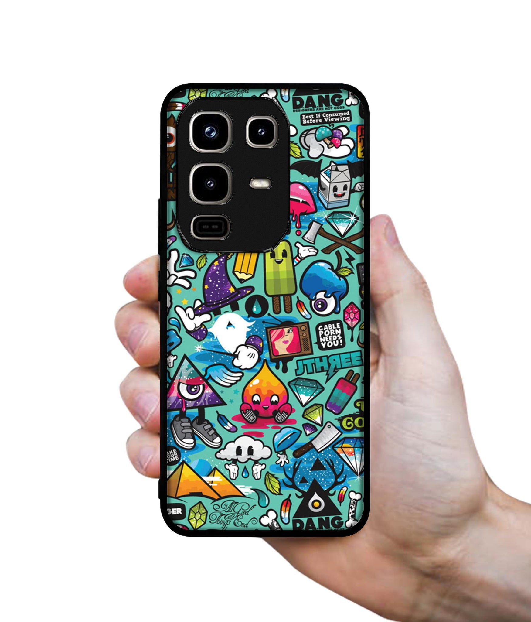 Crazy Designer 2D Printed Back Case Cover for Infinix Note 50 Pro 4G / Note 50 Pro Plus 5G