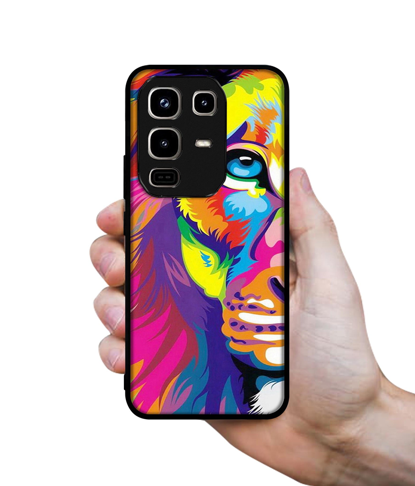 Lion Designer 2D Printed Back Case Cover for Infinix Note 50 Pro 4G / Note 50 Pro Plus 5G