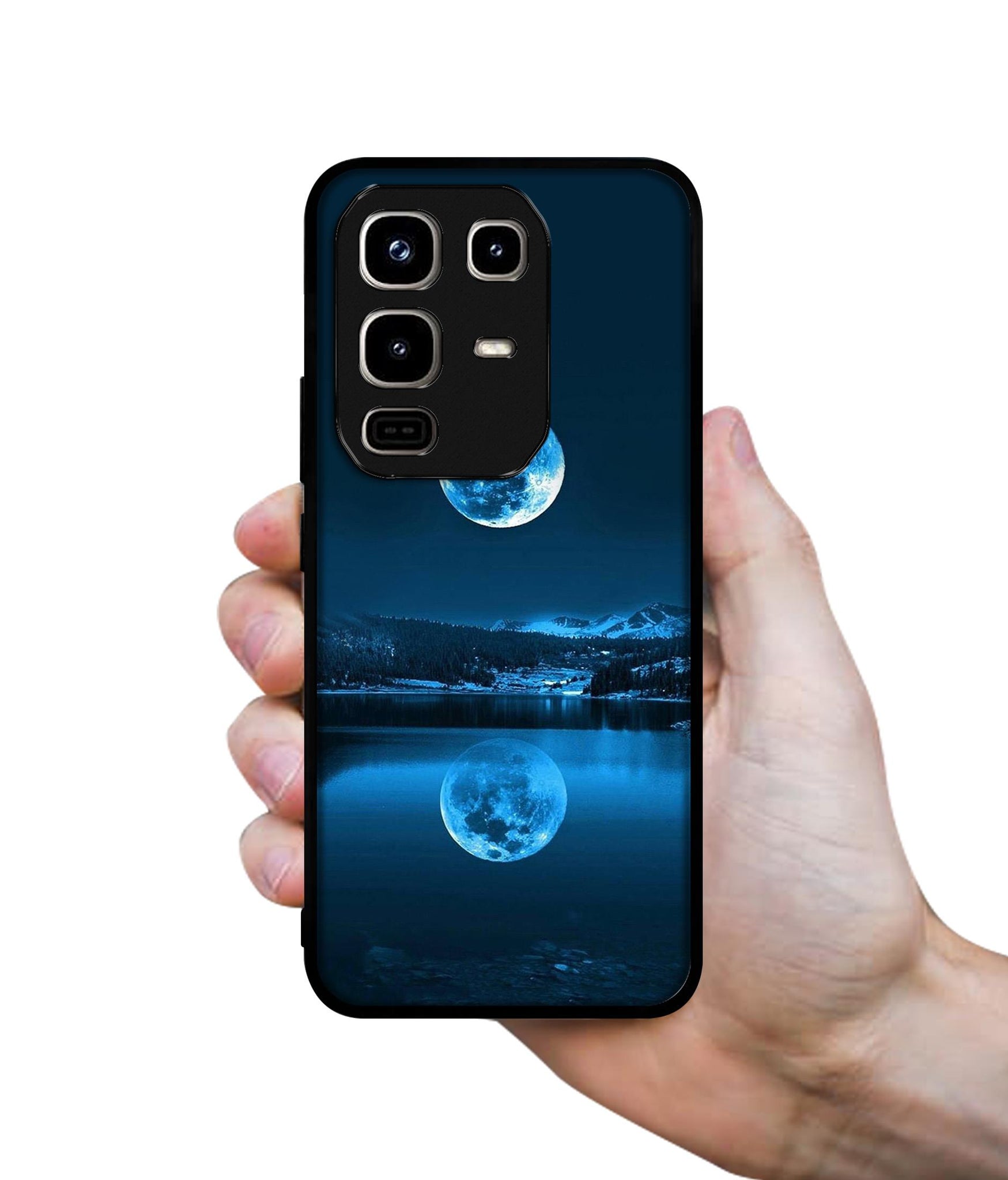 Moon Pattern Print Designer 2D Printed Back Case Cover for Infinix Note 50 Pro 4G / Note 50 Pro Plus 5G