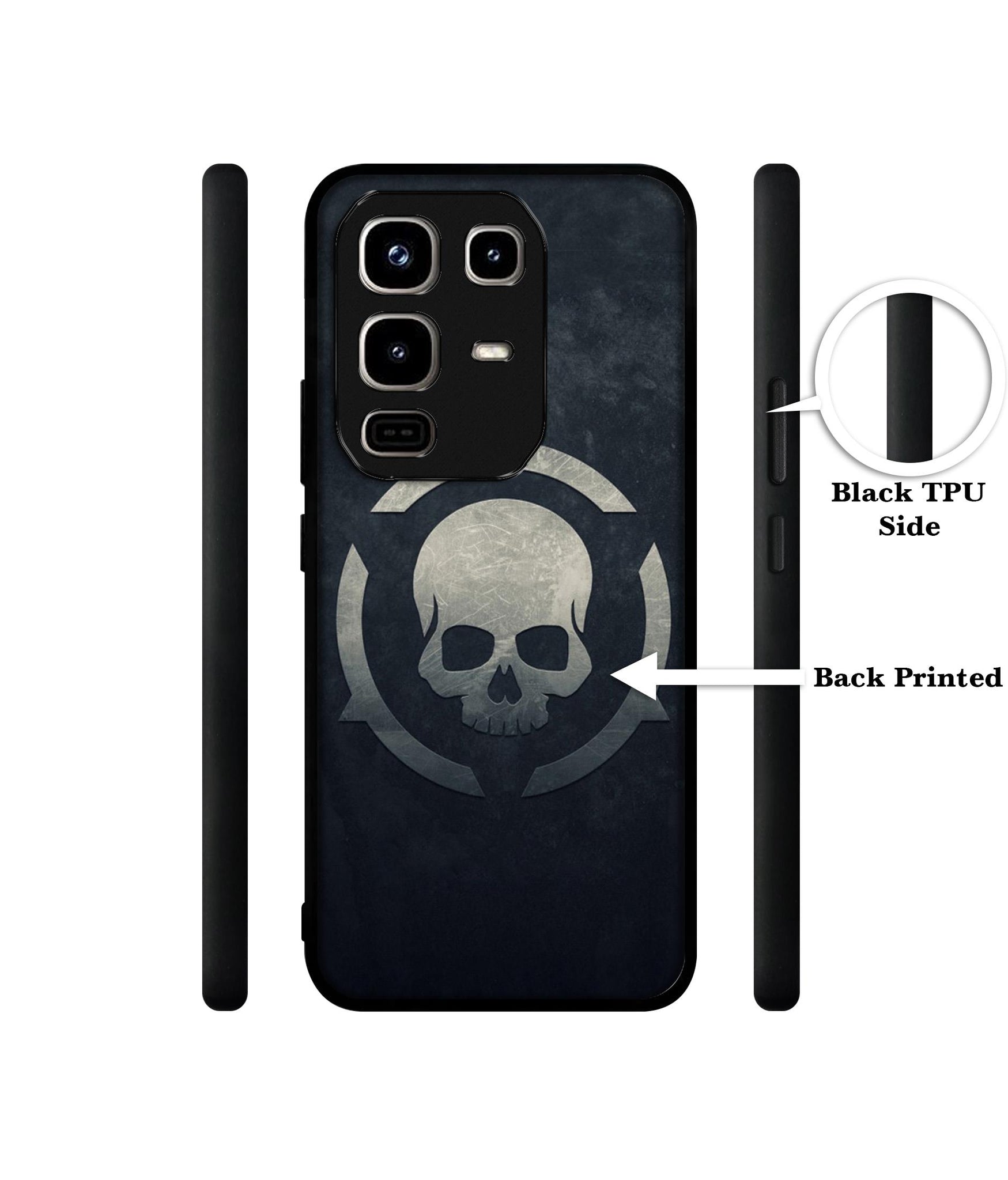 Skull Pattern Print Designer 2D Printed Back Case Cover for Infinix Note 50 Pro 4G / Note 50 Pro Plus 5G