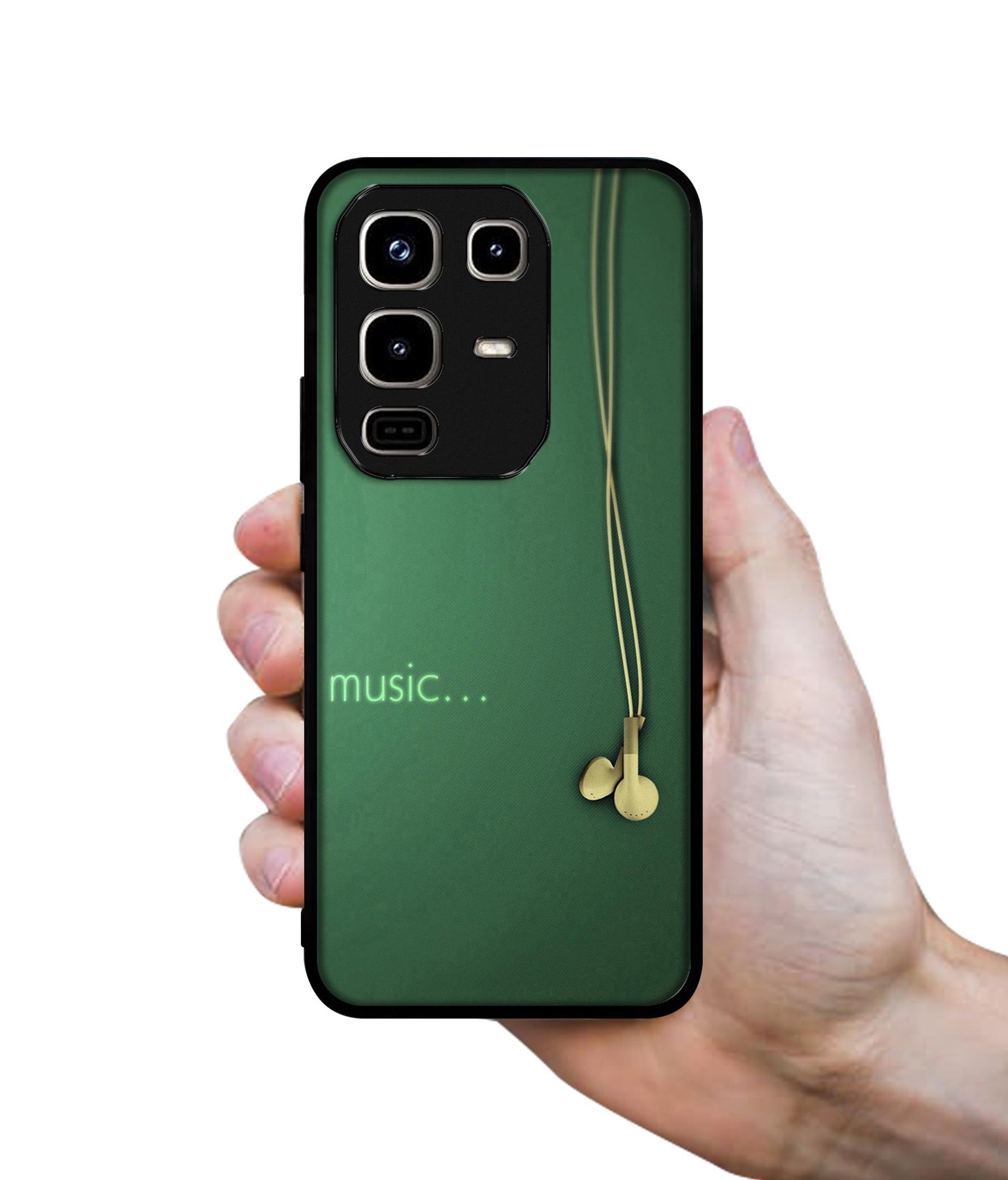 Headphone Music Designer 2D Printed Back Case Cover for Infinix Note 50 Pro 4G / Note 50 Pro Plus 5G