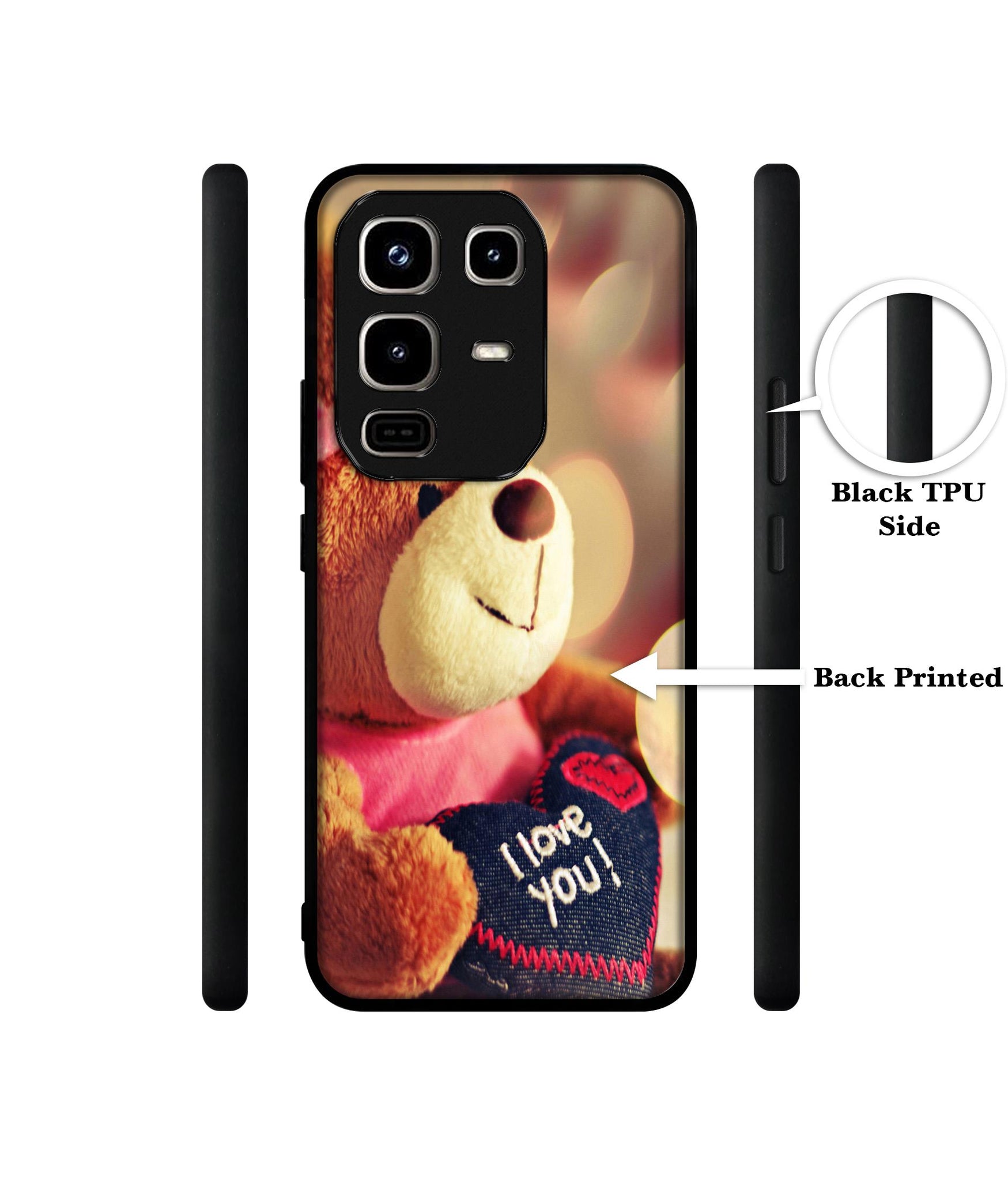 Teddy Bear Designer 2D Printed Back Case Cover for Infinix Note 50 Pro 4G / Note 50 Pro Plus 5G