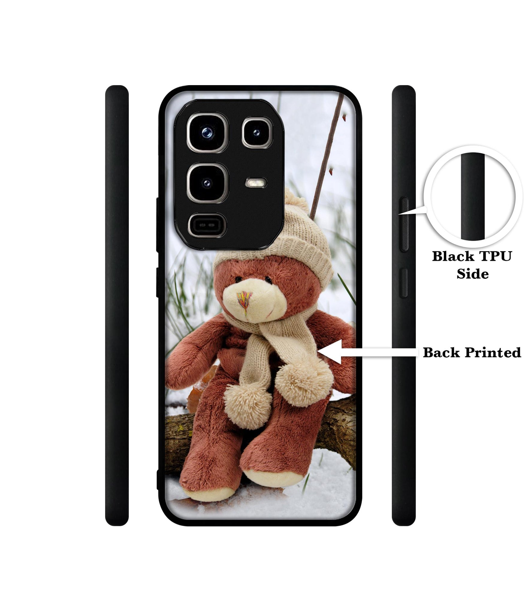 Woolen Bear Designer 2D Printed Back Case Cover for Infinix Note 50 Pro 4G / Note 50 Pro Plus 5G