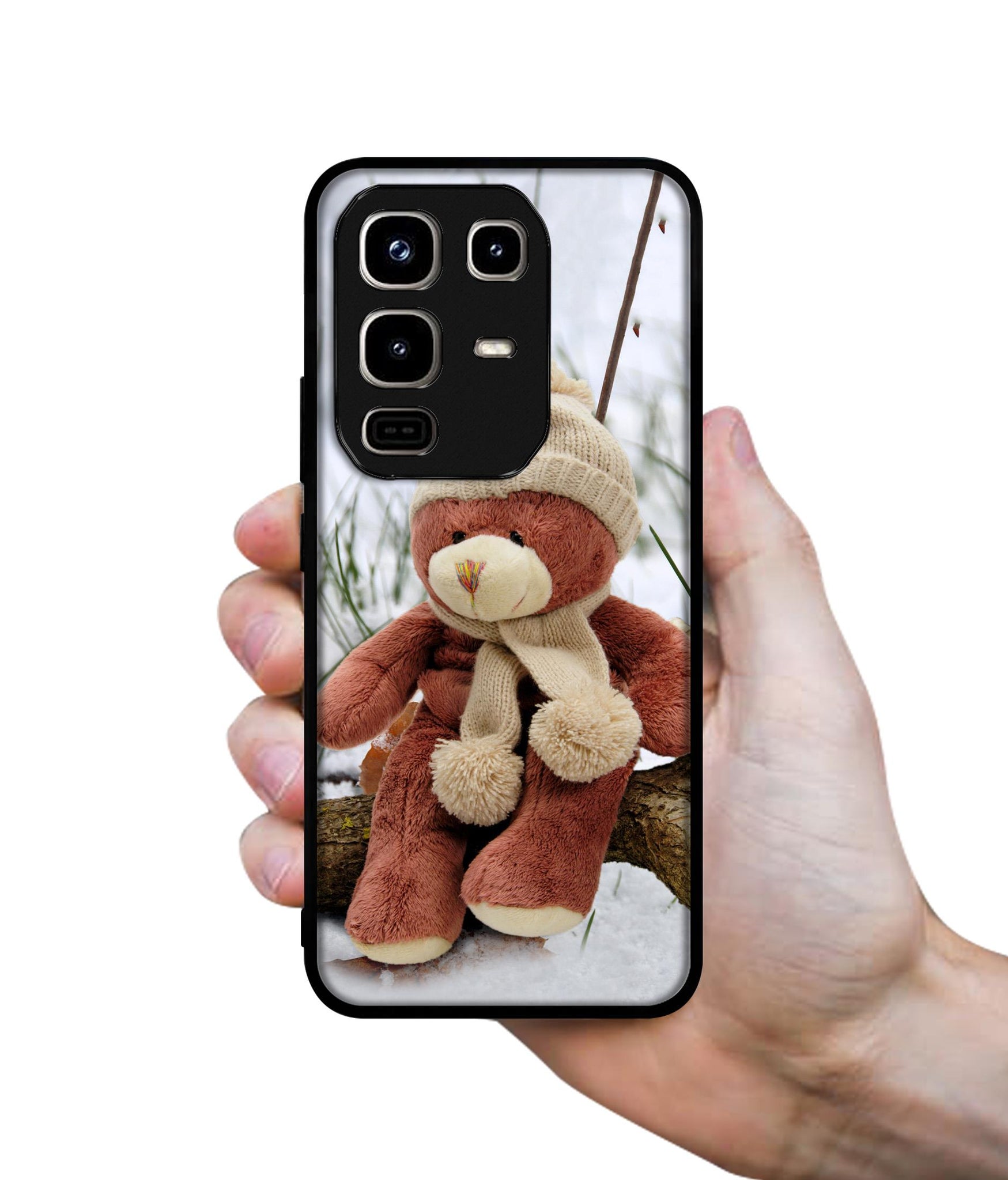 Woolen Bear Designer 2D Printed Back Case Cover for Infinix Note 50 Pro 4G / Note 50 Pro Plus 5G