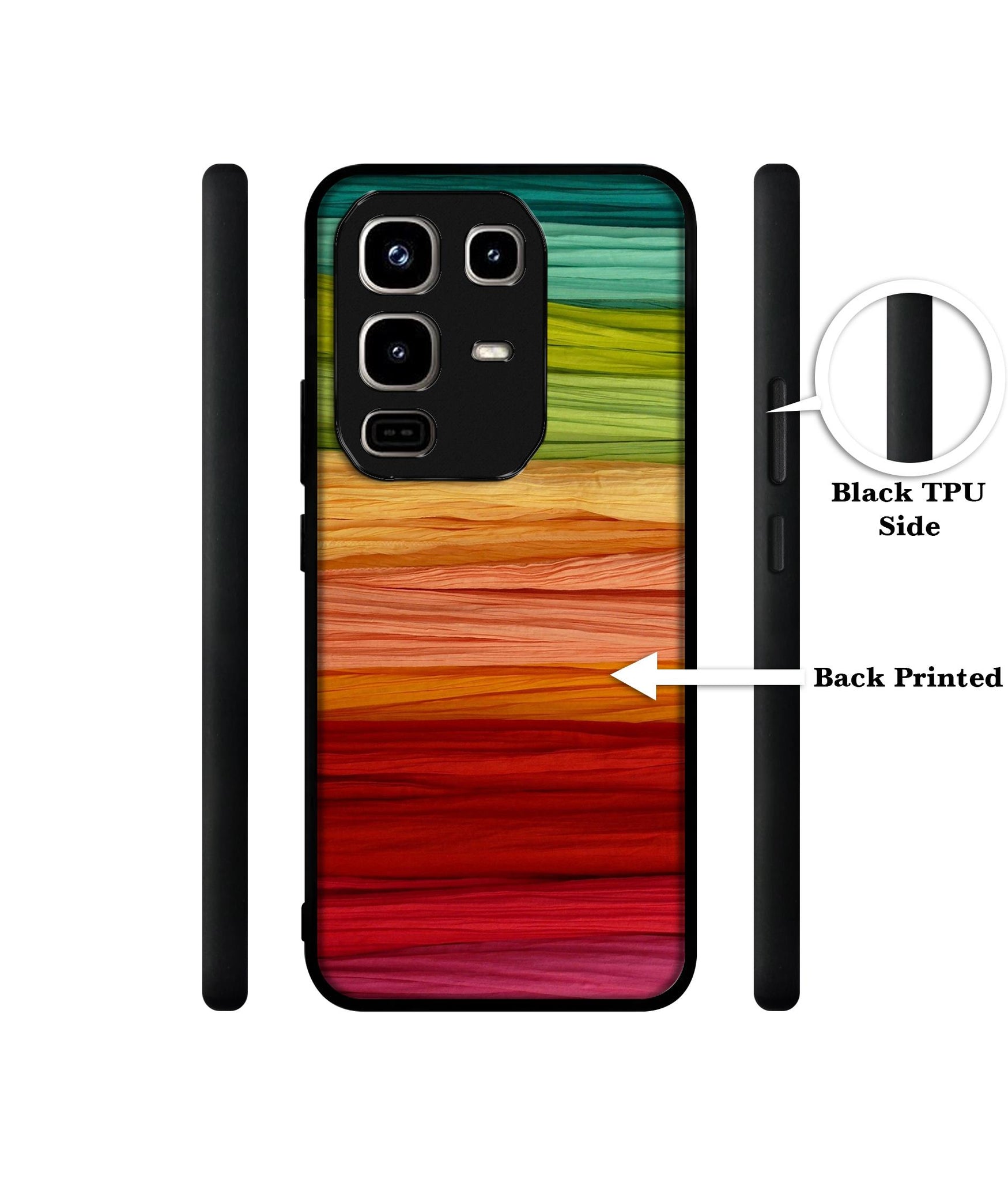 Colorful Thread Designer 2D Printed Back Case Cover for Infinix Note 50 Pro 4G / Note 50 Pro Plus 5G