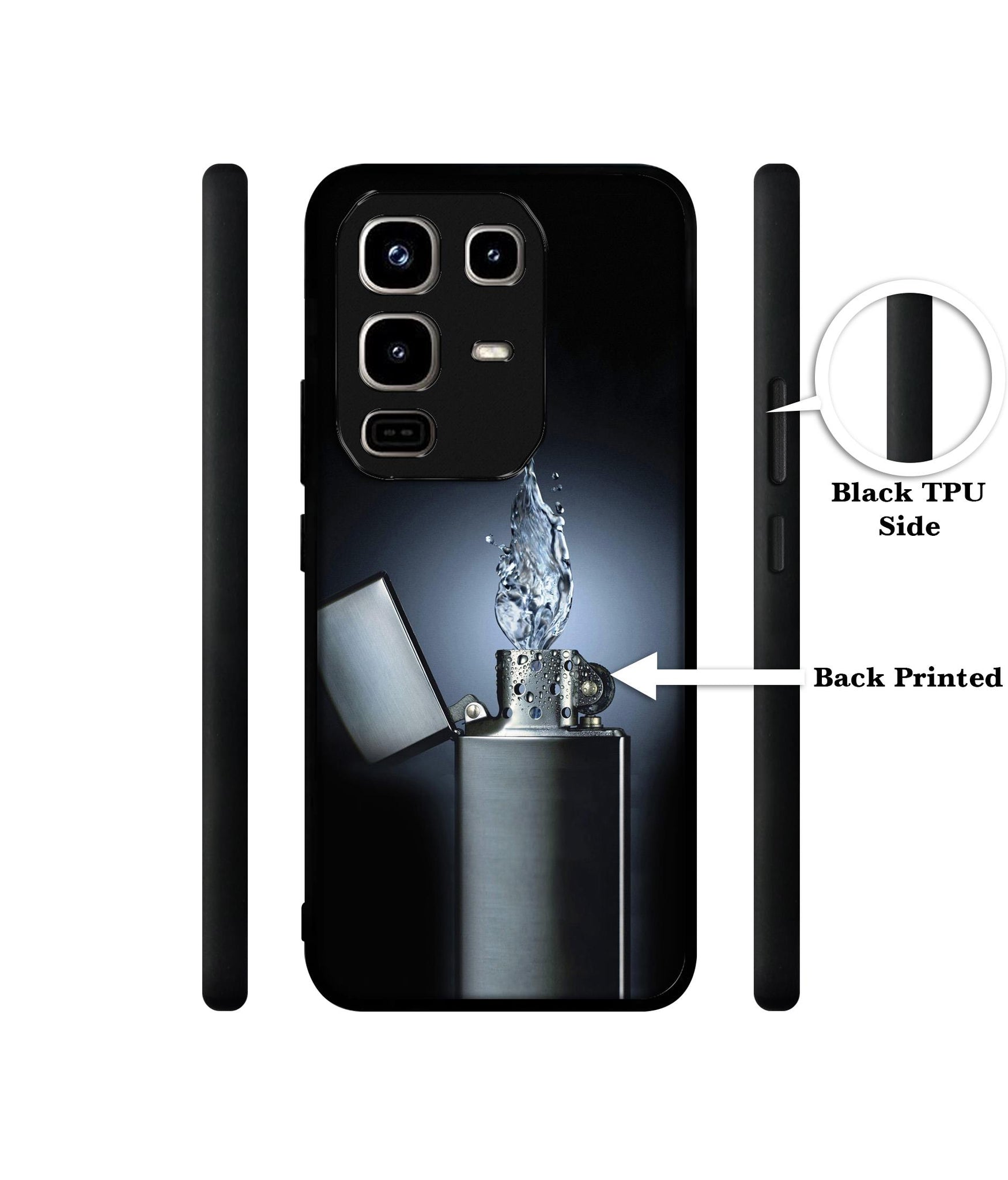 Water Lighter Designer 2D Printed Back Case Cover for Infinix Note 50 Pro 4G / Note 50 Pro Plus 5G