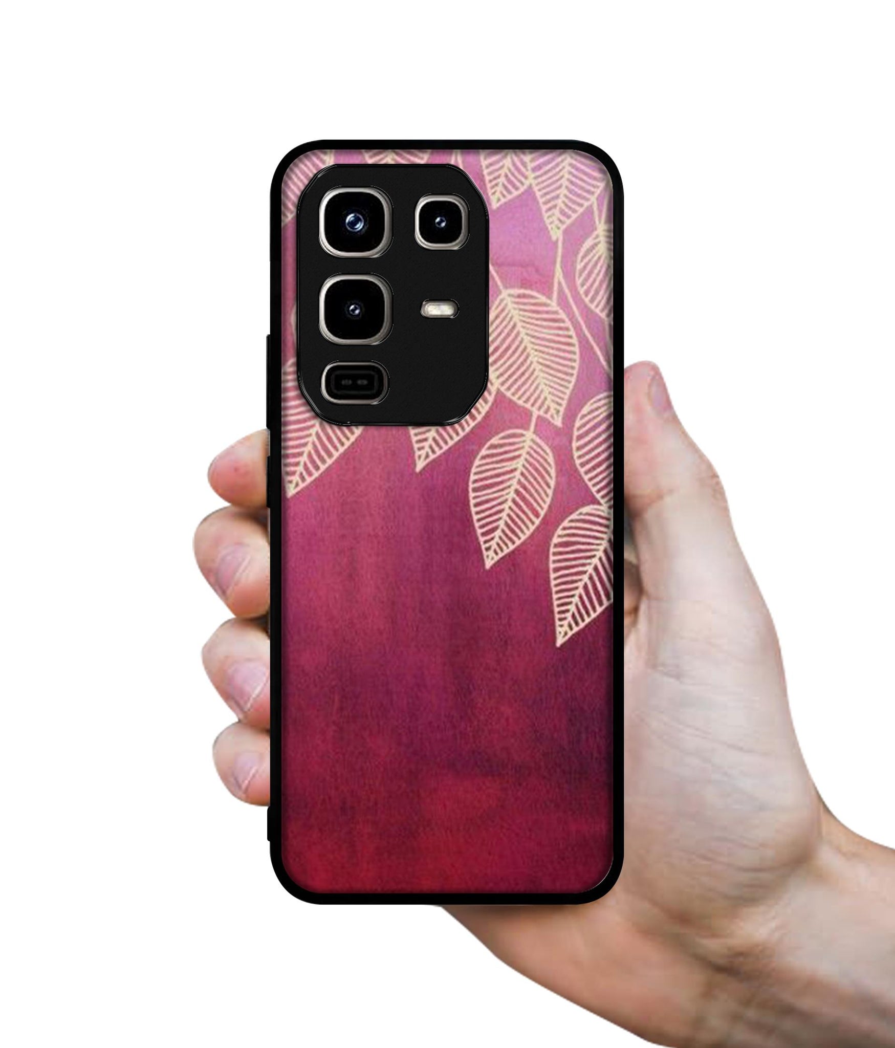 Leaf Pattern Designer 2D Printed Back Case Cover for Infinix Note 50 Pro 4G / Note 50 Pro Plus 5G