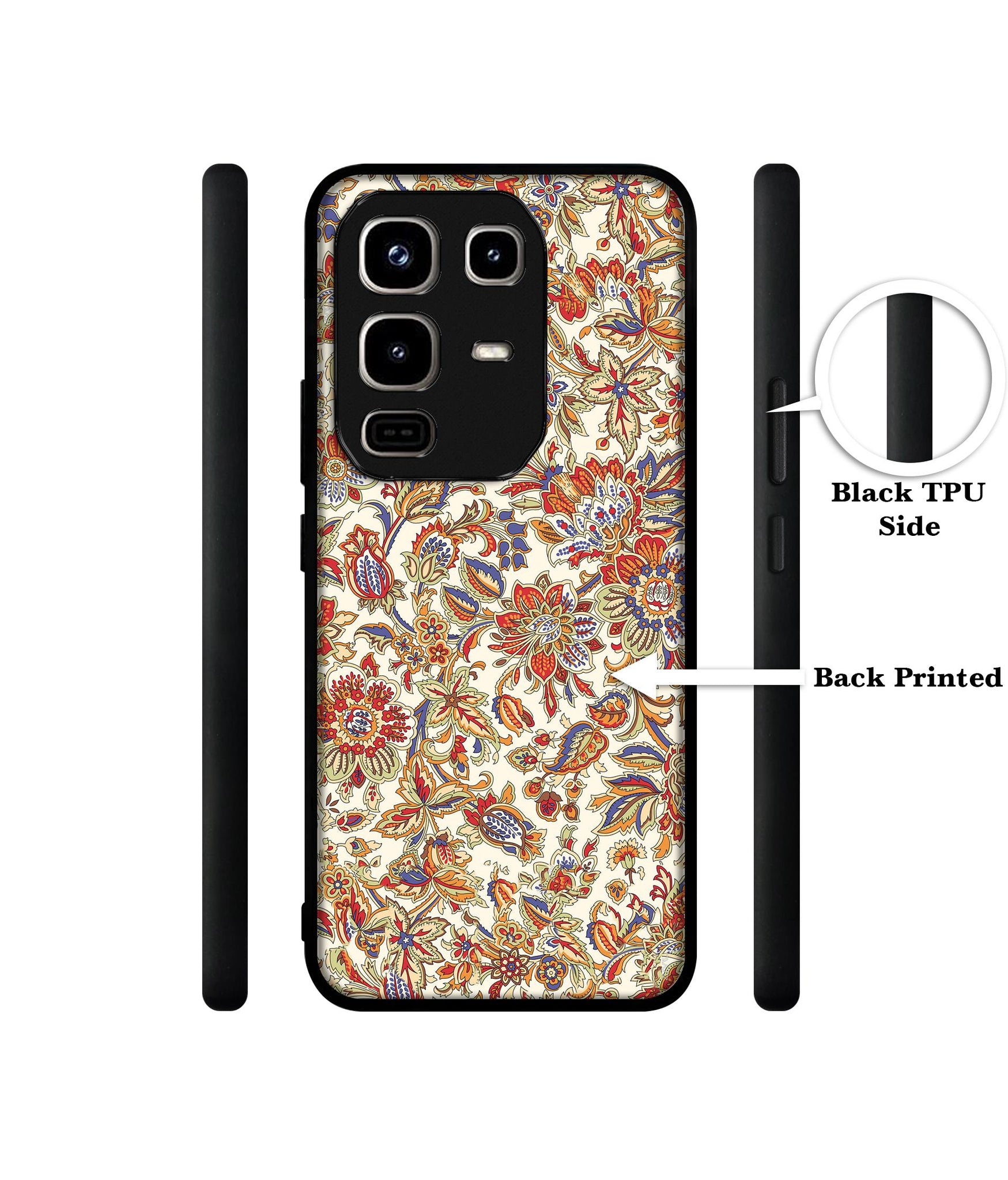 Floral Designer 2D Printed Back Case Cover for Infinix Note 50 Pro 4G / Note 50 Pro Plus 5G