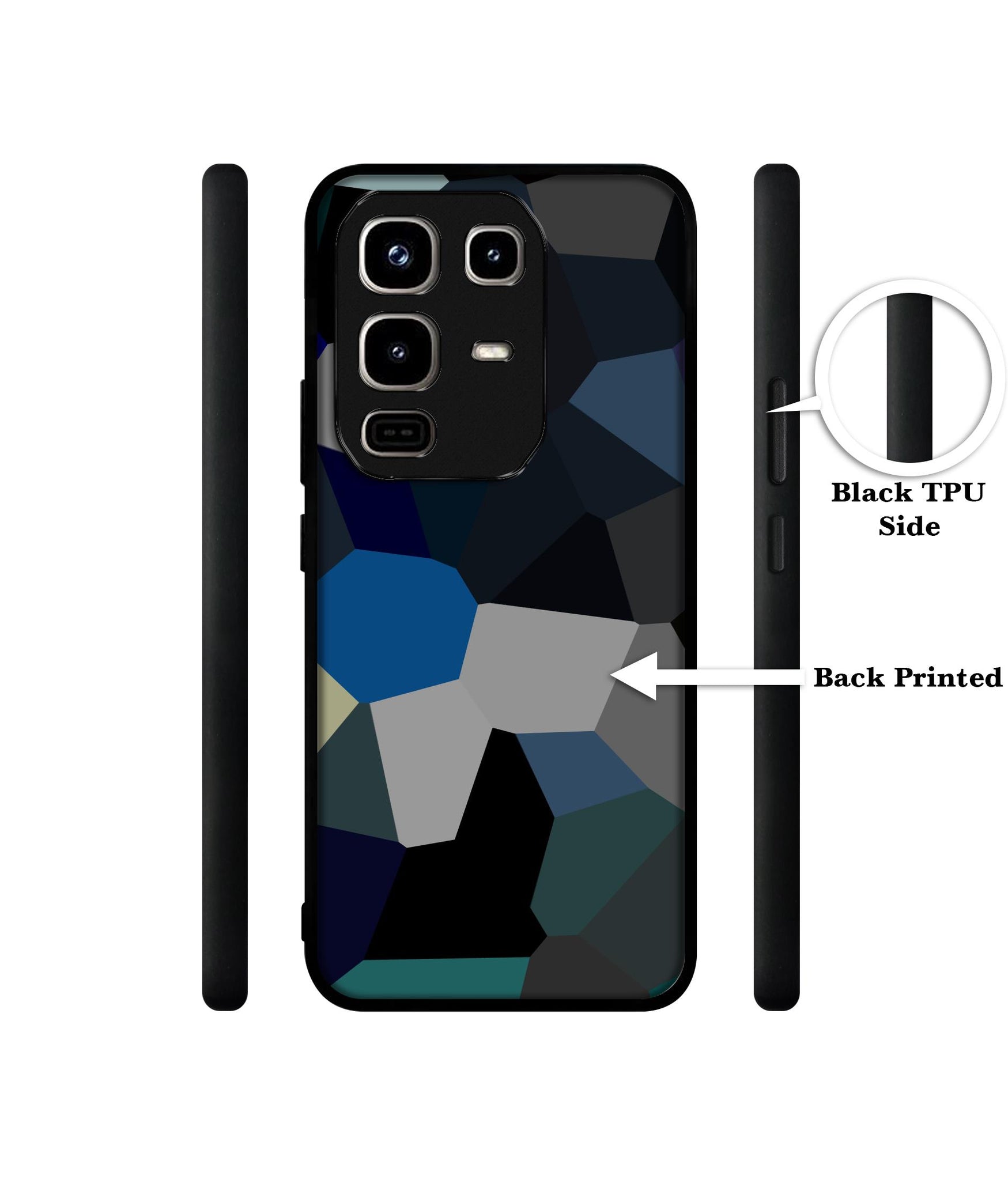 Mathematical Shape Designer 2D Printed Back Case Cover for Infinix Note 50 Pro 4G / Note 50 Pro Plus 5G